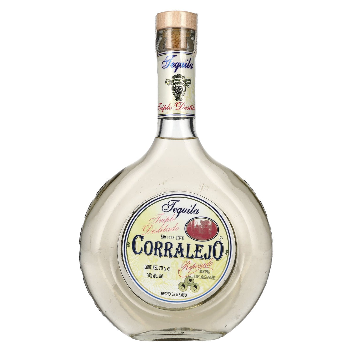 Corralejo Tequila REPOSADO Triple Distilled 100% Agave 38% Vol. 0.7l