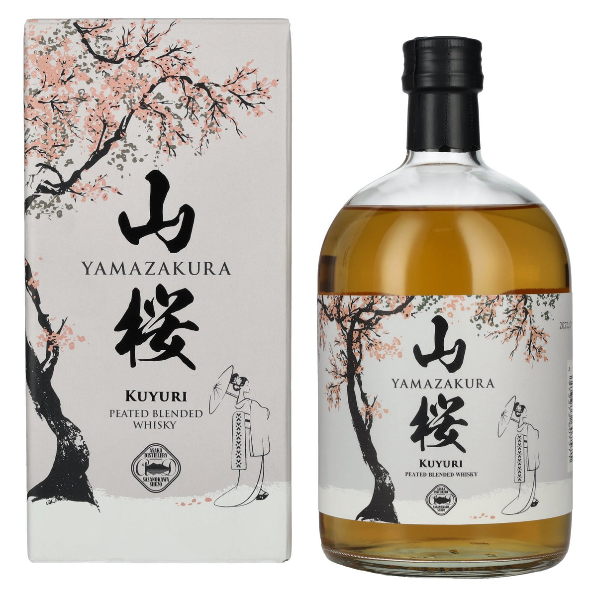 Yamazakura Kuyuri Peated Blended Whisky 46% Vol. 0.7l in gift box
