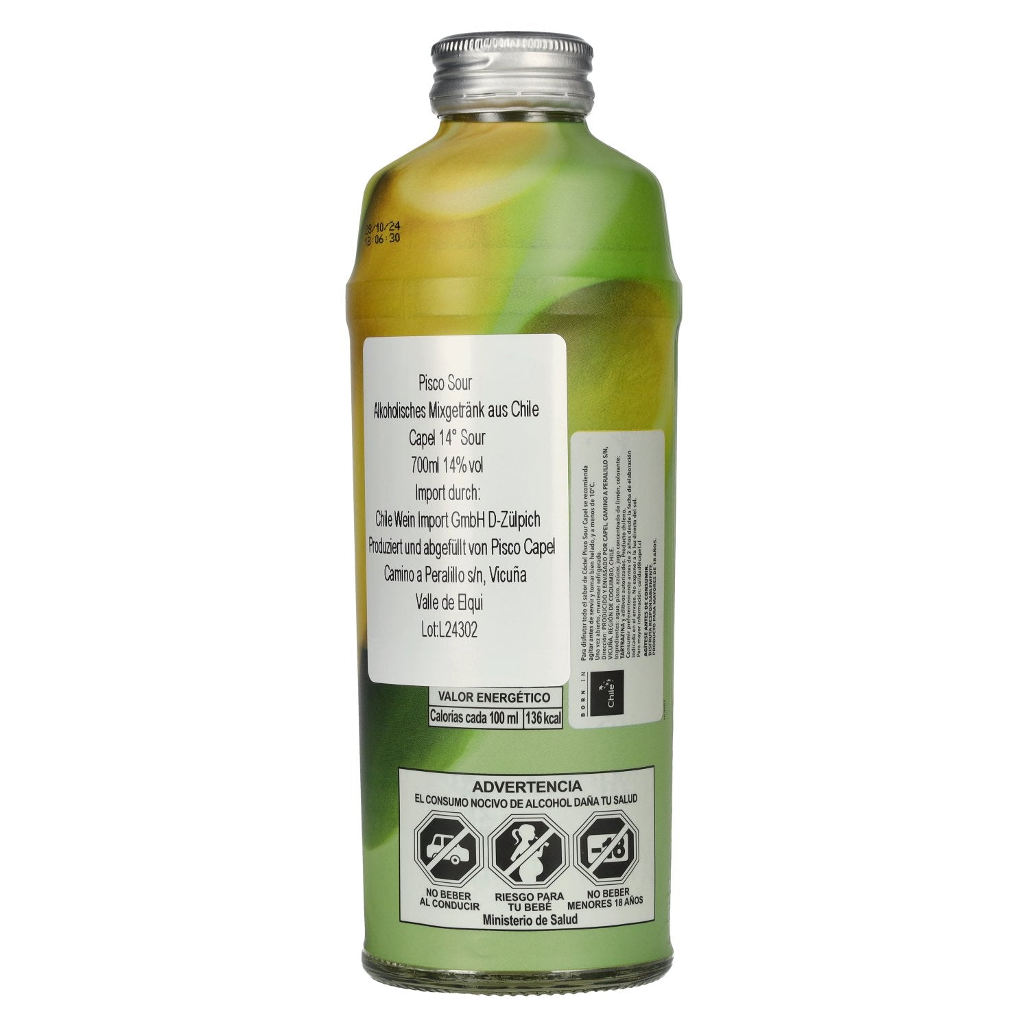 Pisco Capel PISCO SOUR 14% Vol. 0,7l