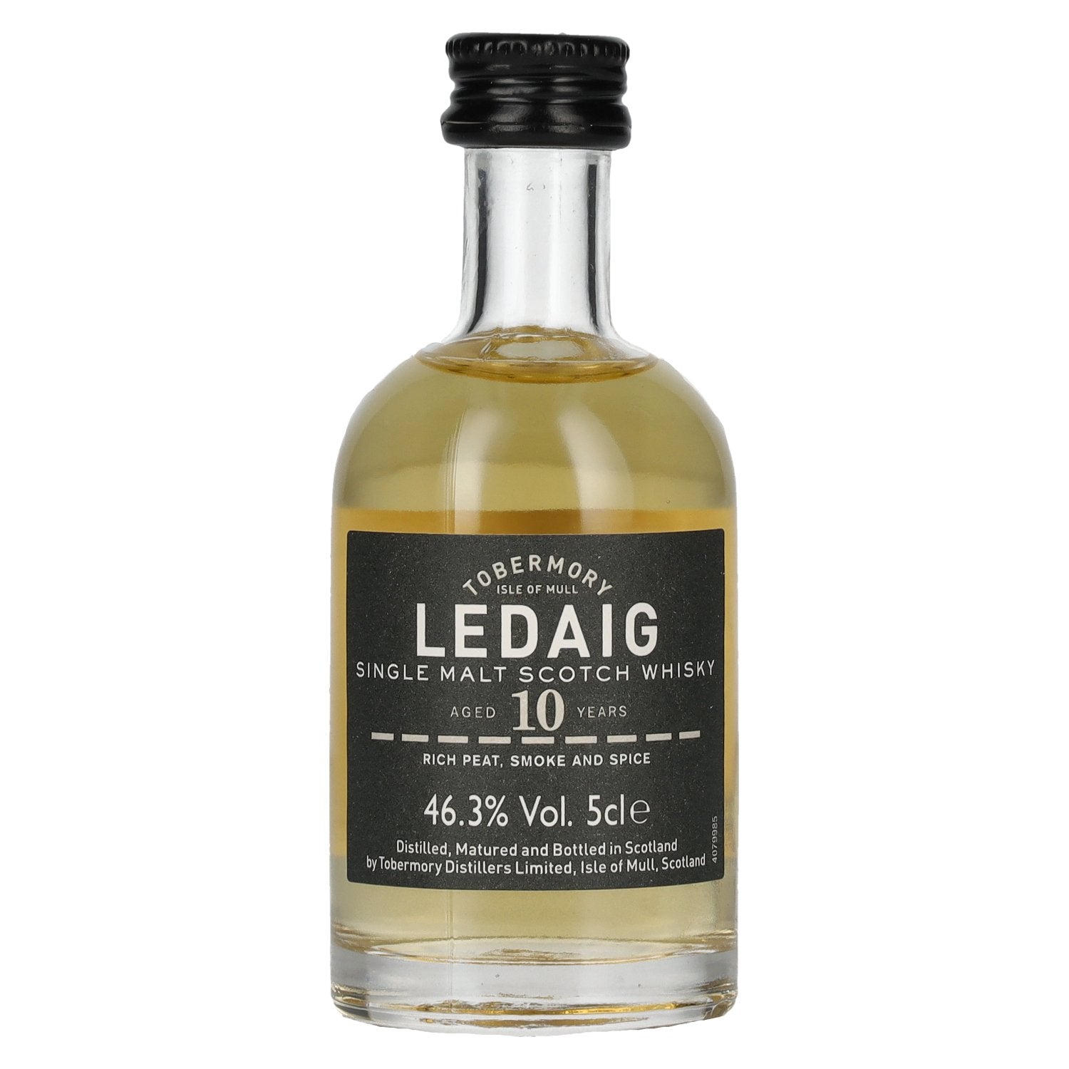Ledaig 10 Years Old Single Malt Scotch Whisky 46.3% Vol. 0.05l