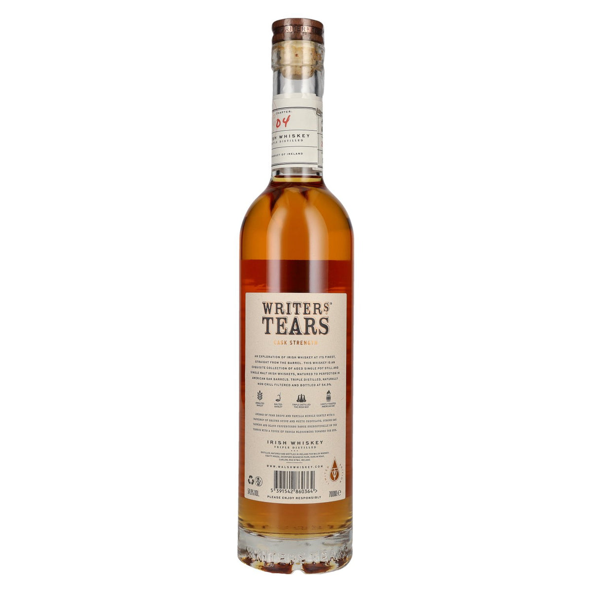Writer's Tears CASK STRENGTH Irish Whiskey Exclusive Release 2025 54,9% Vol. 0,7l in Geschenkbox