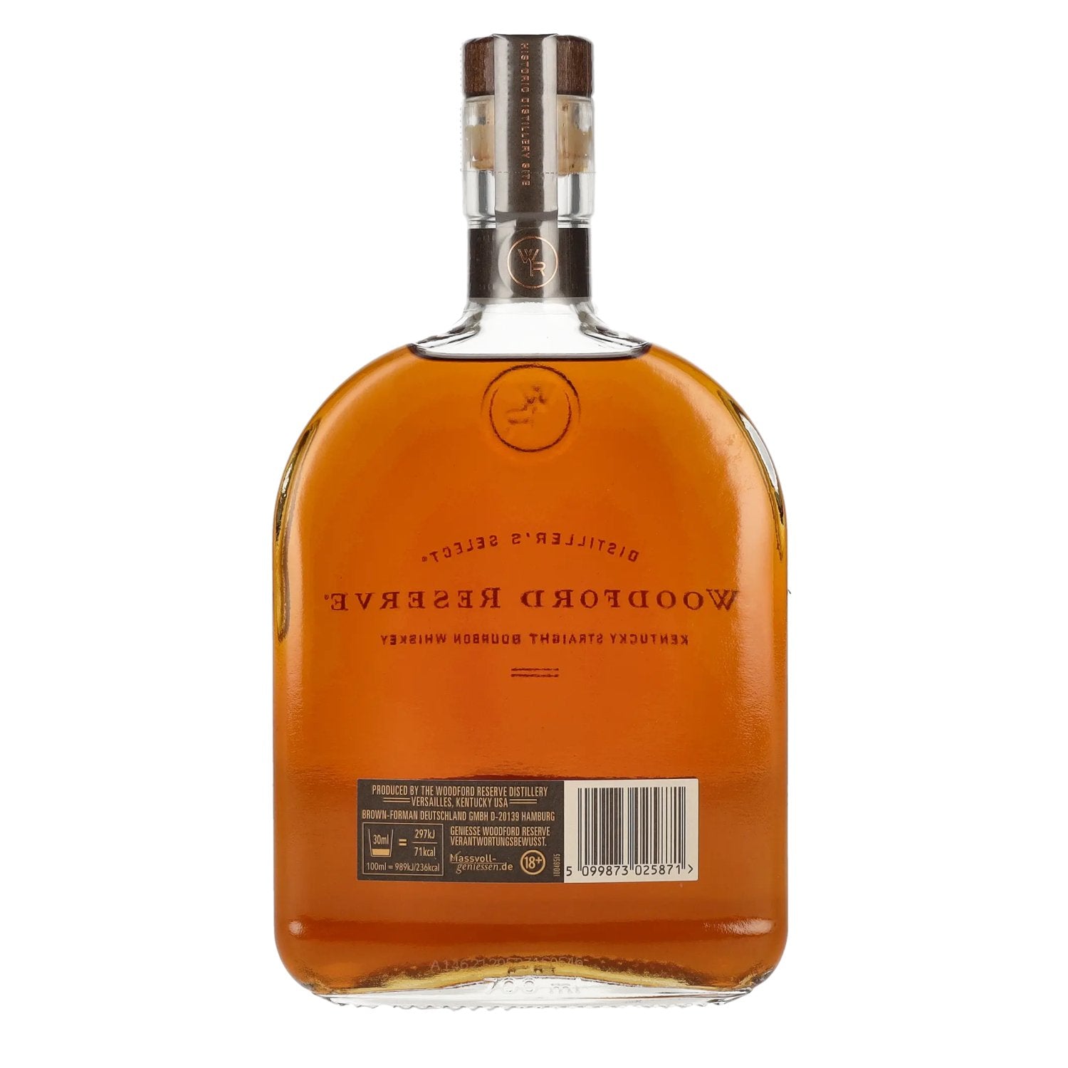 Woodford Reserve Kentucky Straight Bourbon Whiskey 43.2% ABV 0.7l