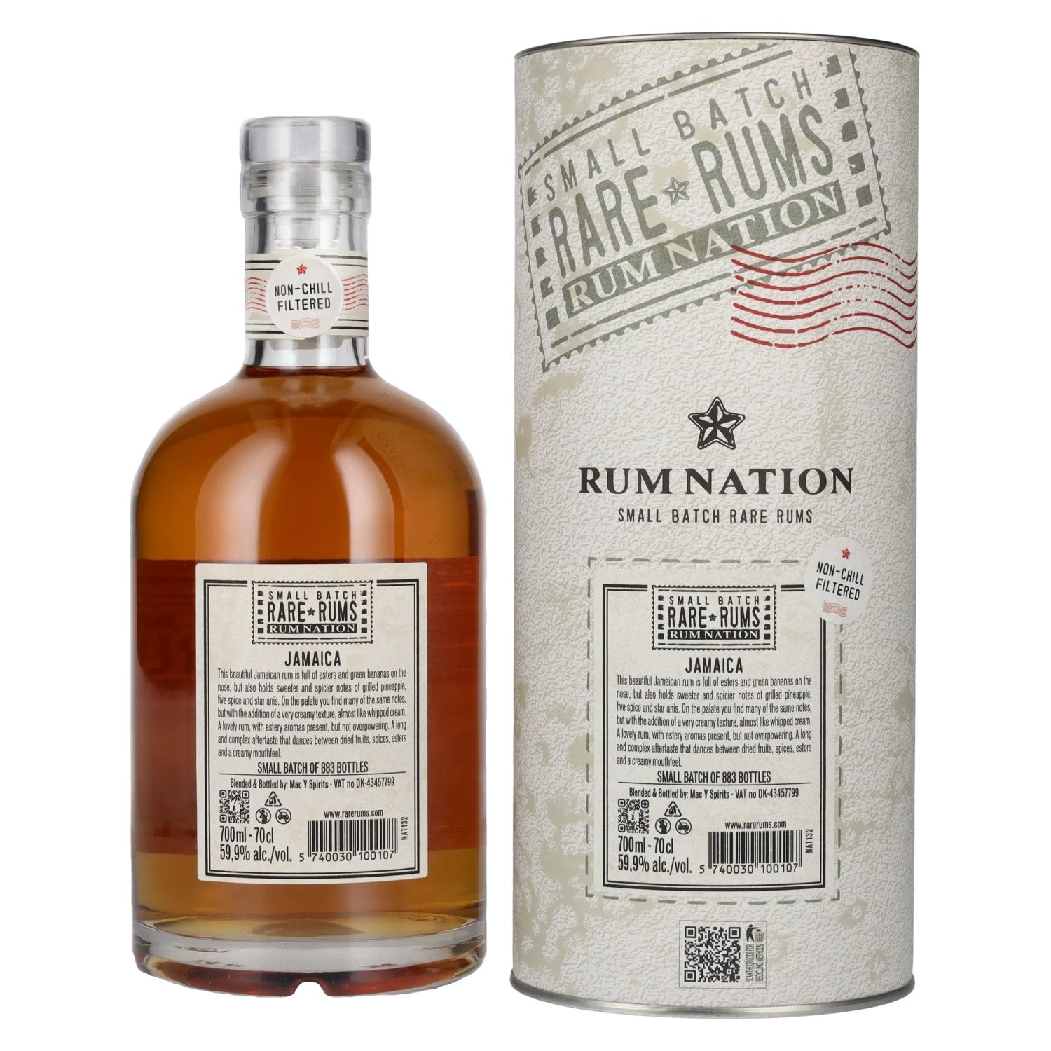 Rum Nation Rare Rum JAMAICA 2017/2024 59.9% Vol. 0.7l in gift box