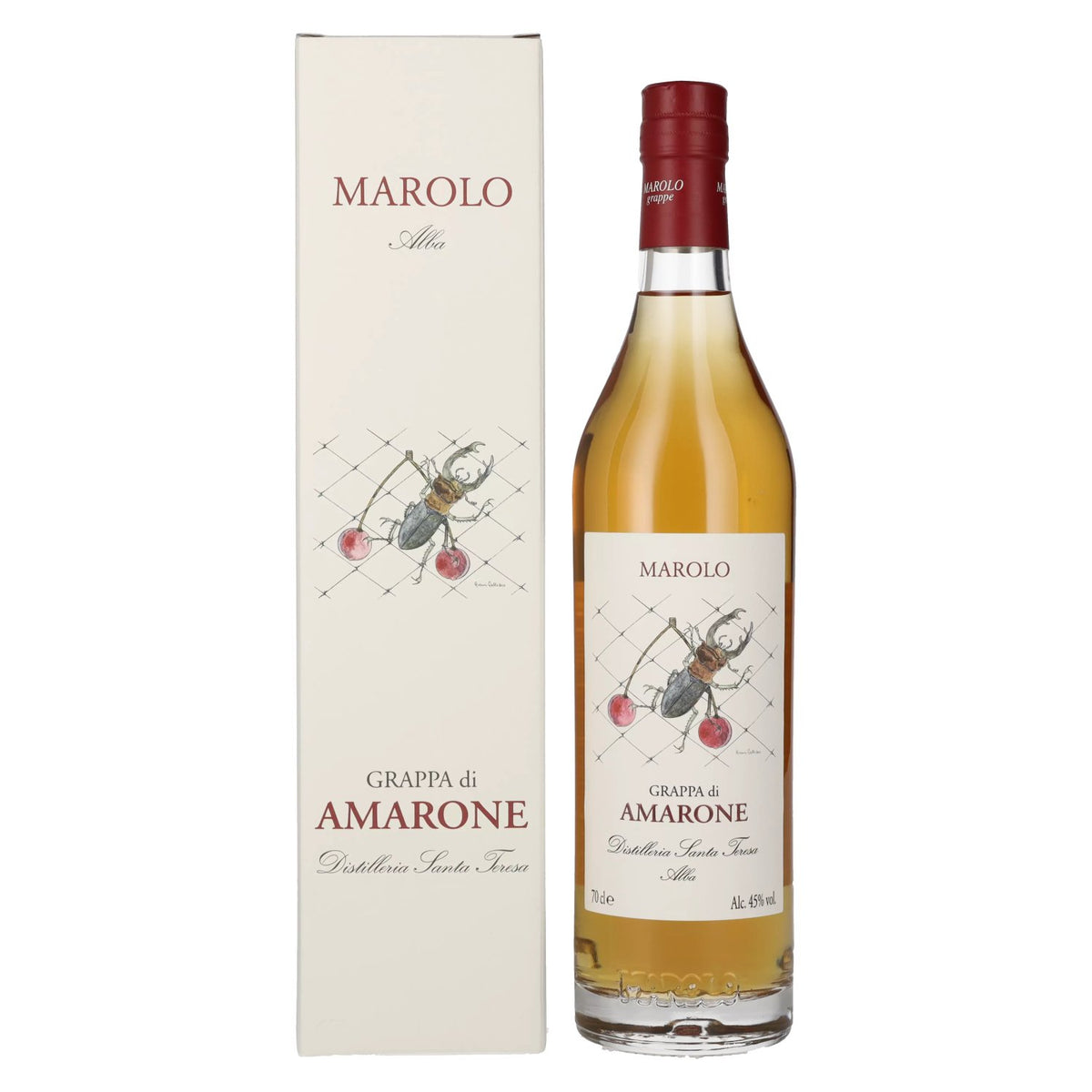 Marolo Alba Grappa di AMARONE 45% Vol. 0.7l in gift box