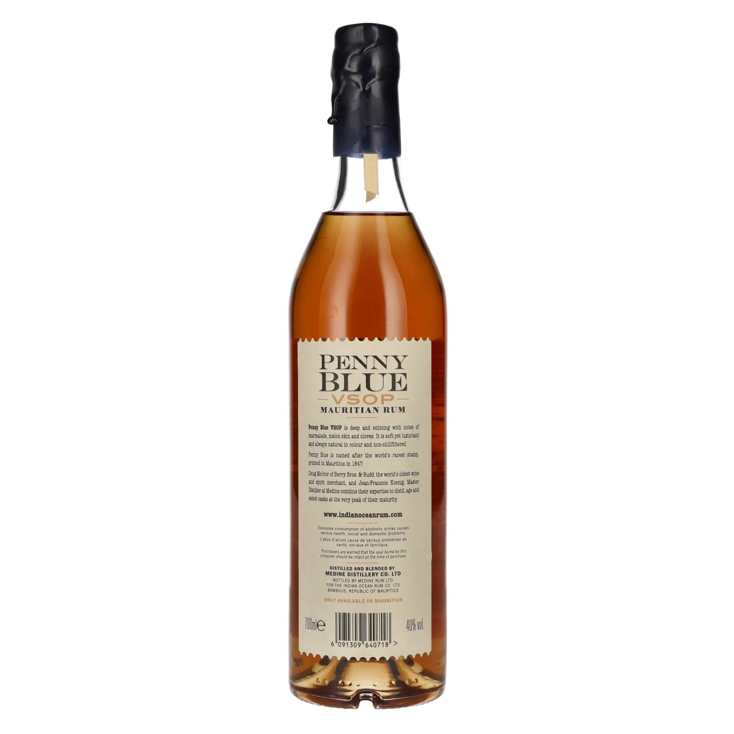 Penny Blue VSOP Single Estate Mauritian Rum 40% Vol. 0,7l