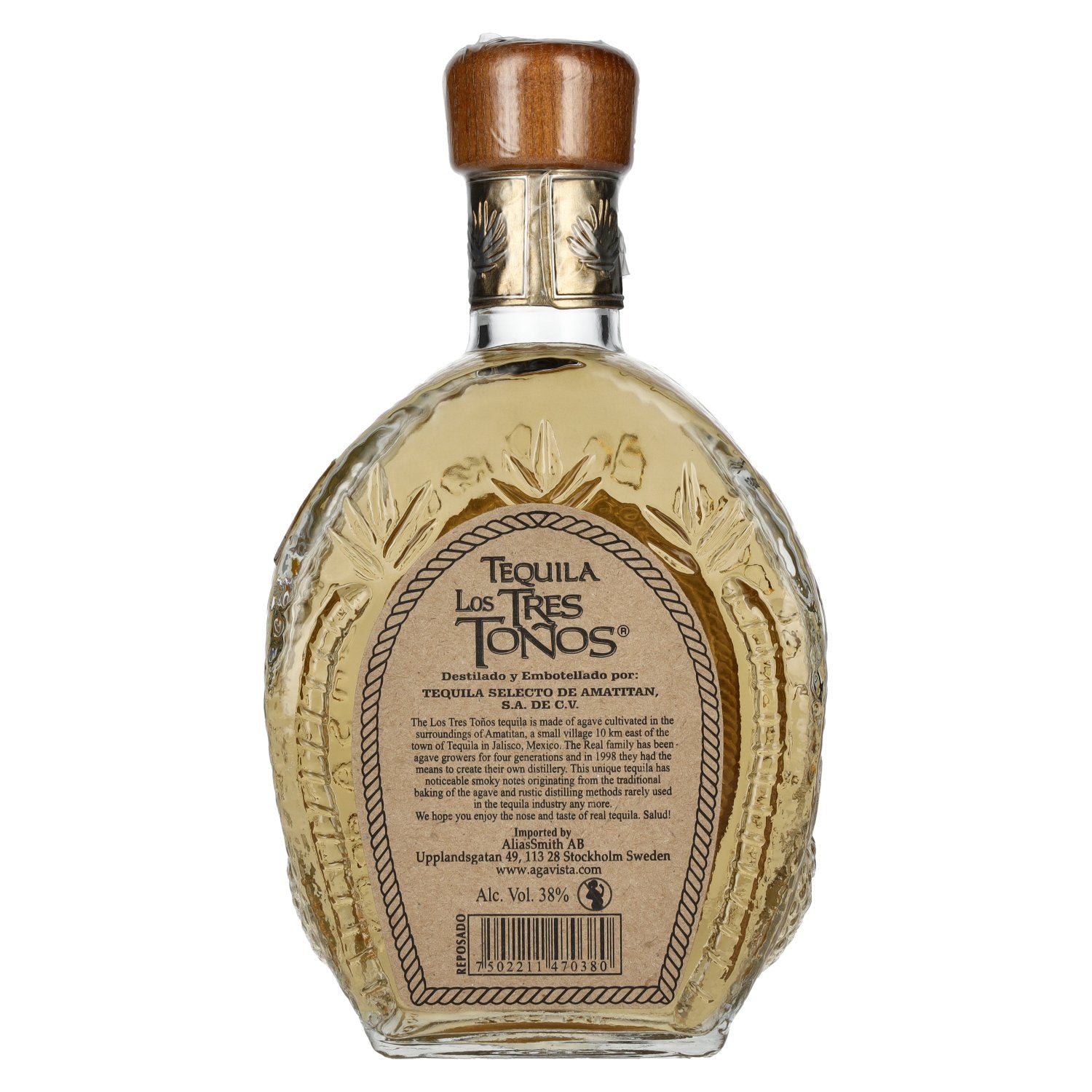Los Tres Tonos REPOSADO Tequila 38% Vol. 0,7l