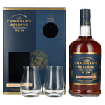Chairman's Reserve THE FORGOTTEN CASKS Finest St. Lucia Rum 40% Vol. 0.7l in Gift Box with 2 Glasses
