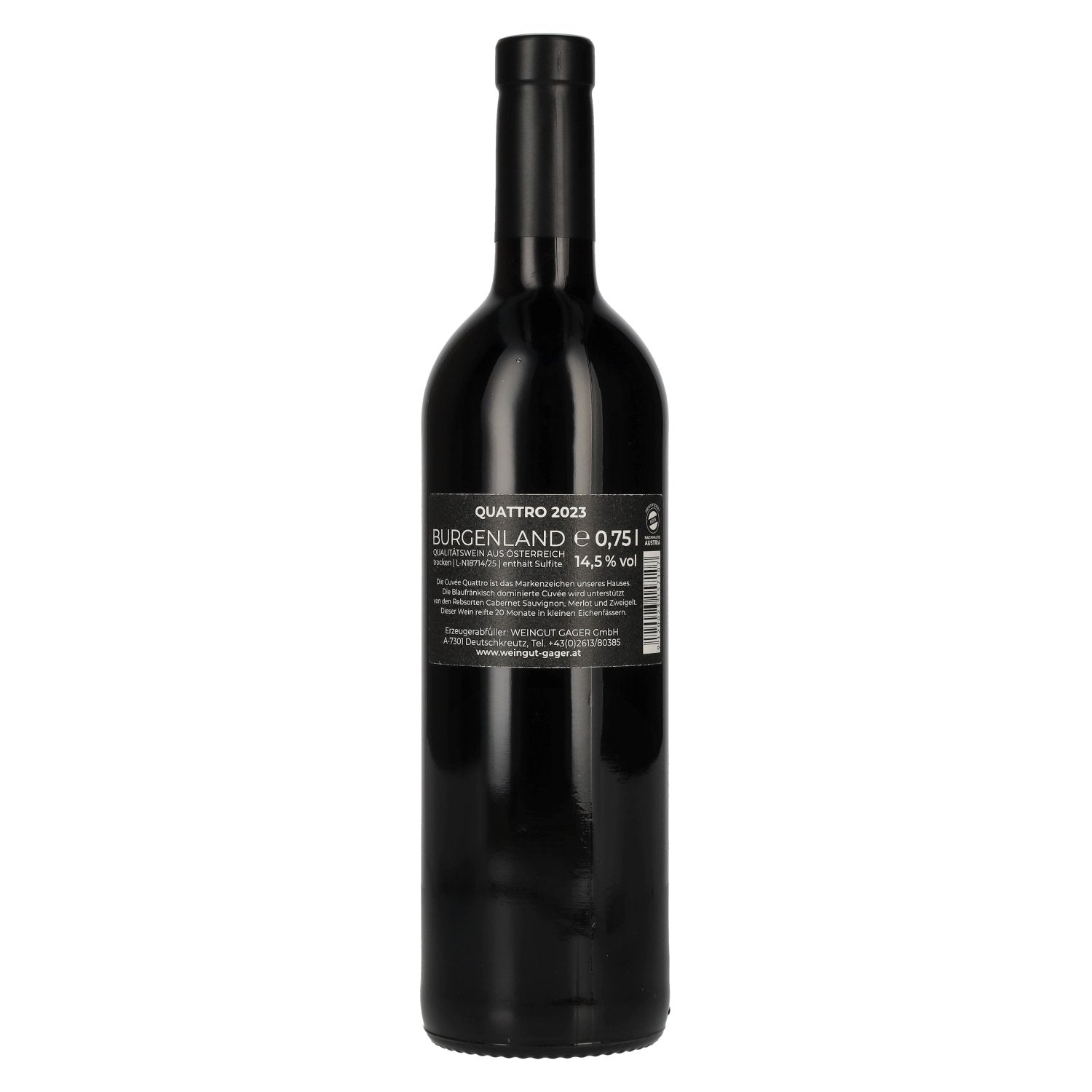 Gager Quattro Burgenland 2023 14,5% Vol. 0,75l