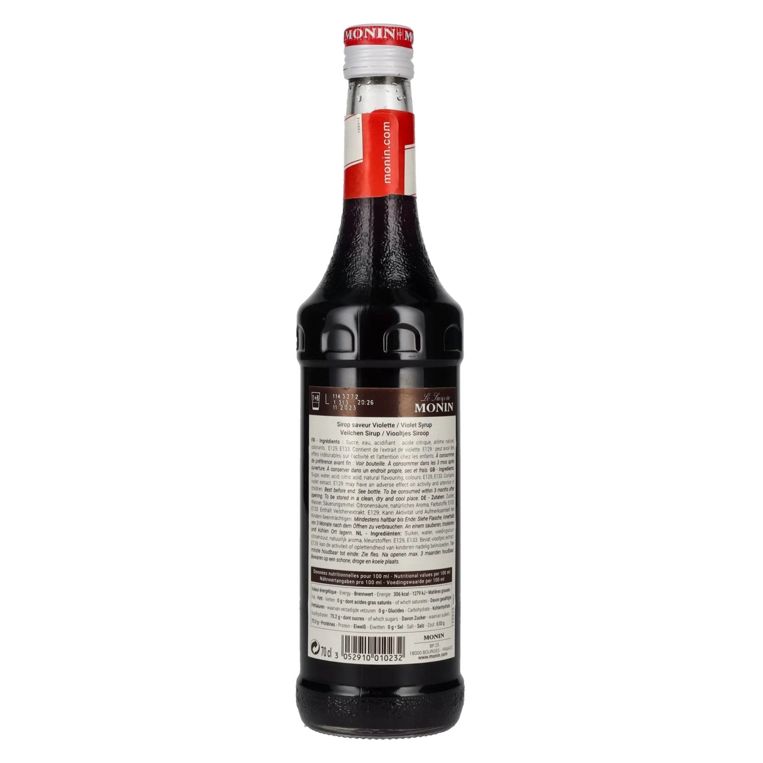 Le Sirop de Monin VEILCHEN 0,7l