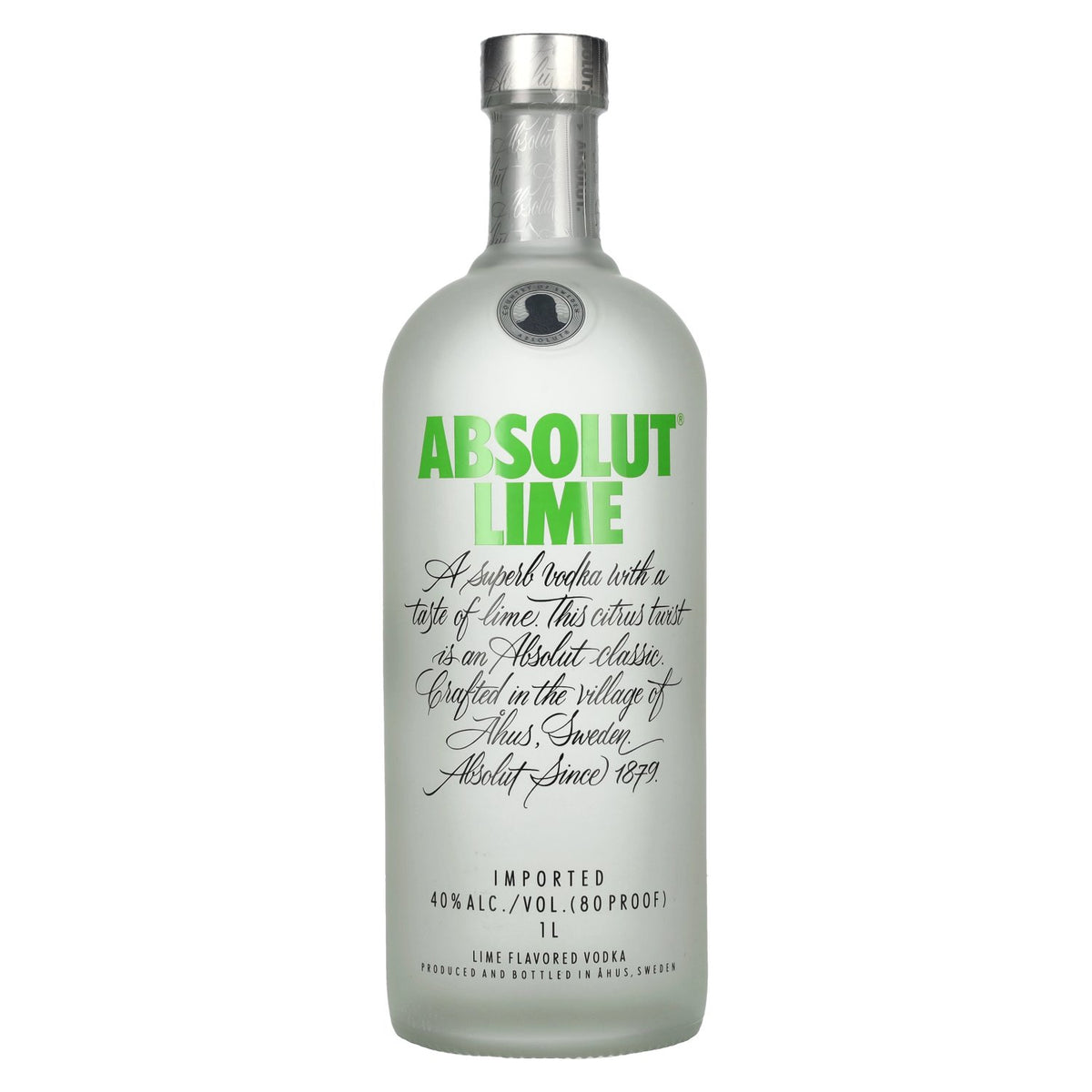 Absolut LIME Flavoured Vodka 40% vol. 1 litre