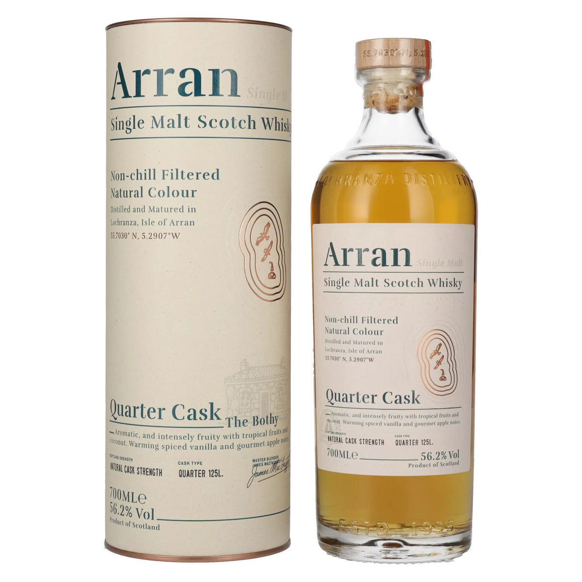 Arran Quarter Cask THE BOTHY 56.2% Vol. 0.7L in Gift Box