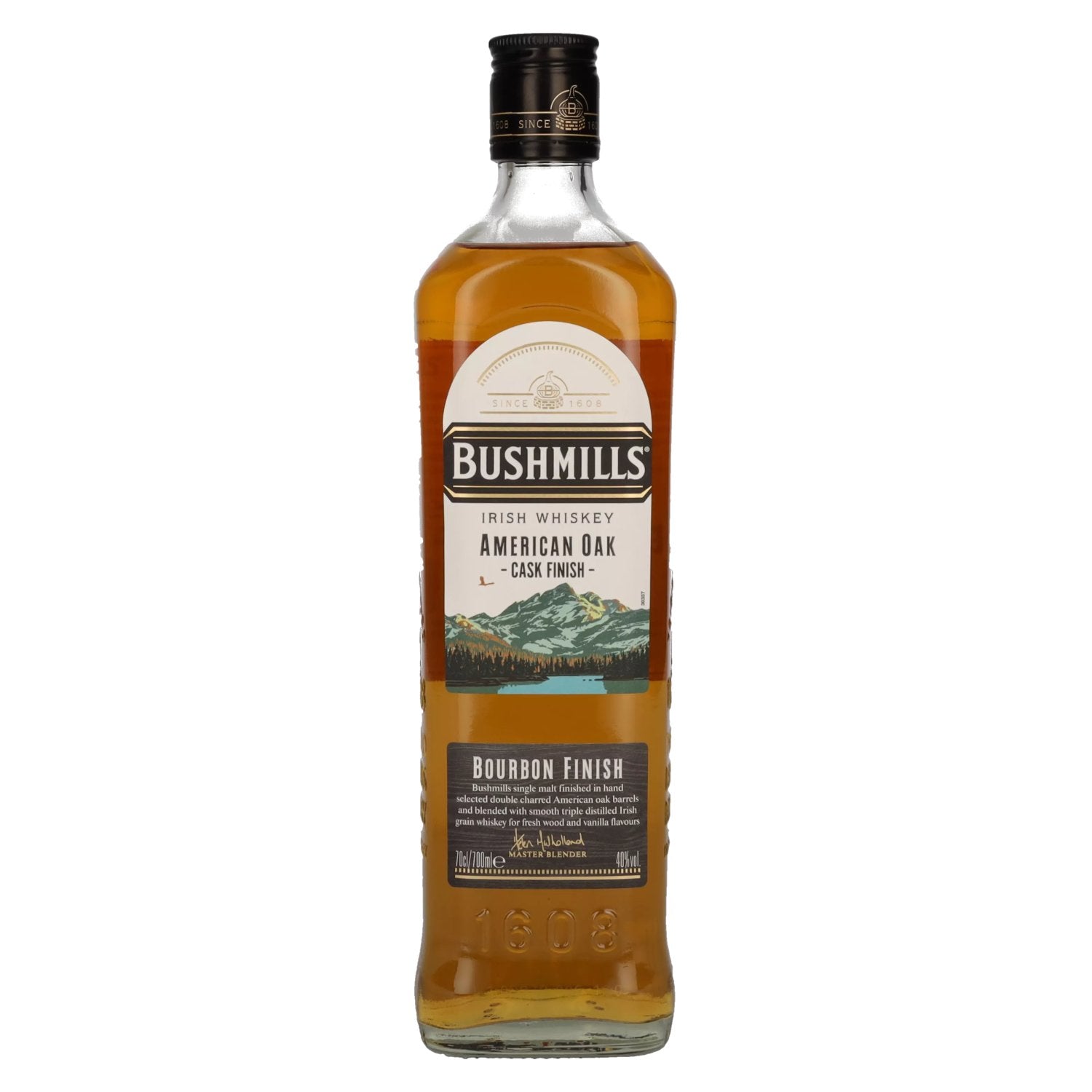 Bushmills Irish Whiskey American Oak BOURBON FINISH 40% Vol. 0.7l