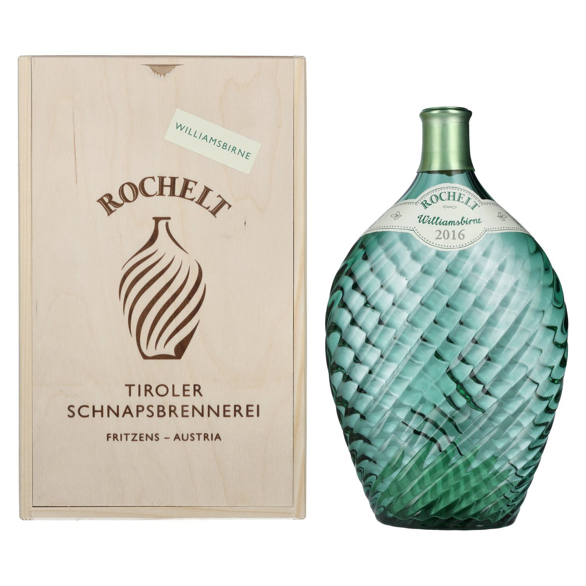 Rochelt Williams Pear 2016 50% Vol. 0.7l in wooden box