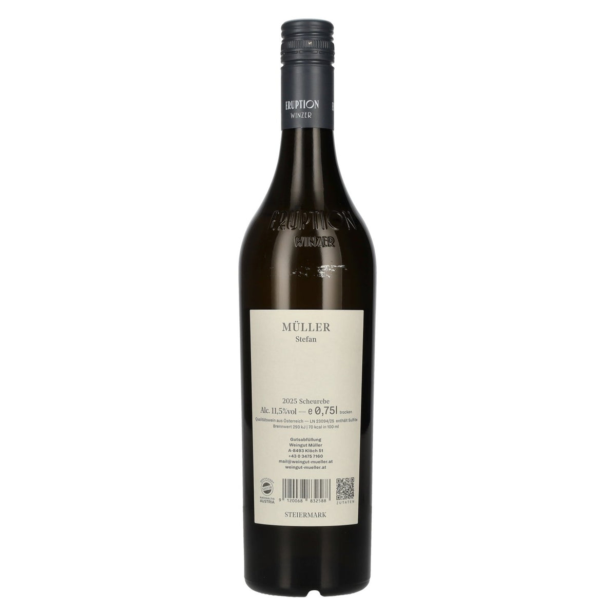 Müller Klöch Scheurebe Styria 2025 11.5% ABV 0.75l