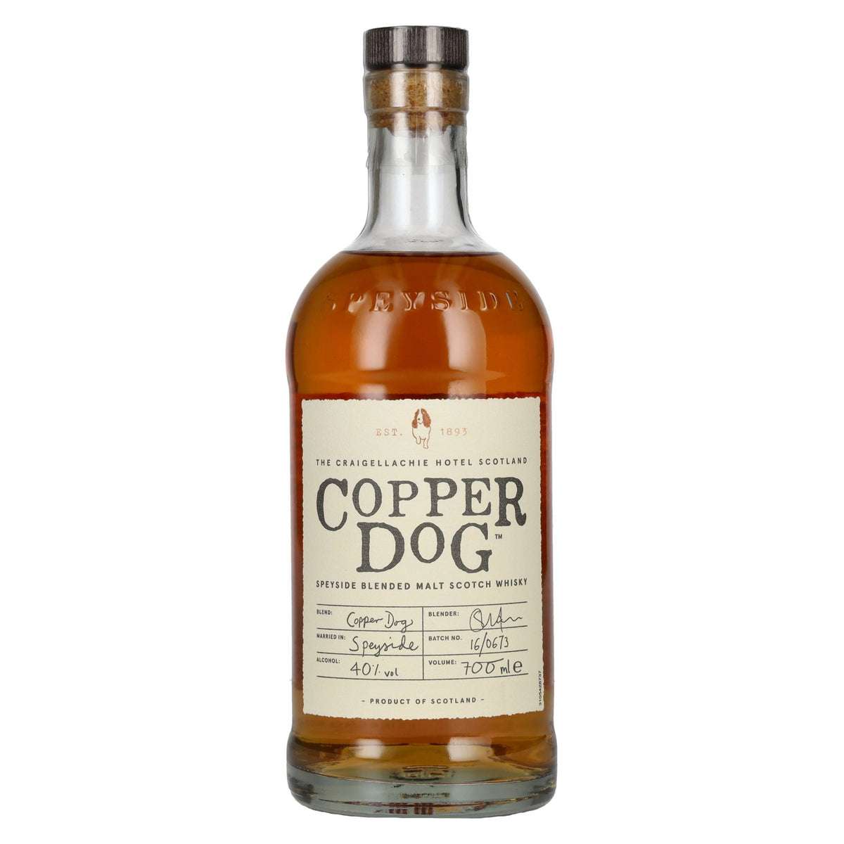 Copper Dog Speyside Blended Malt Scotch Whisky 40% Vol. 0,7l