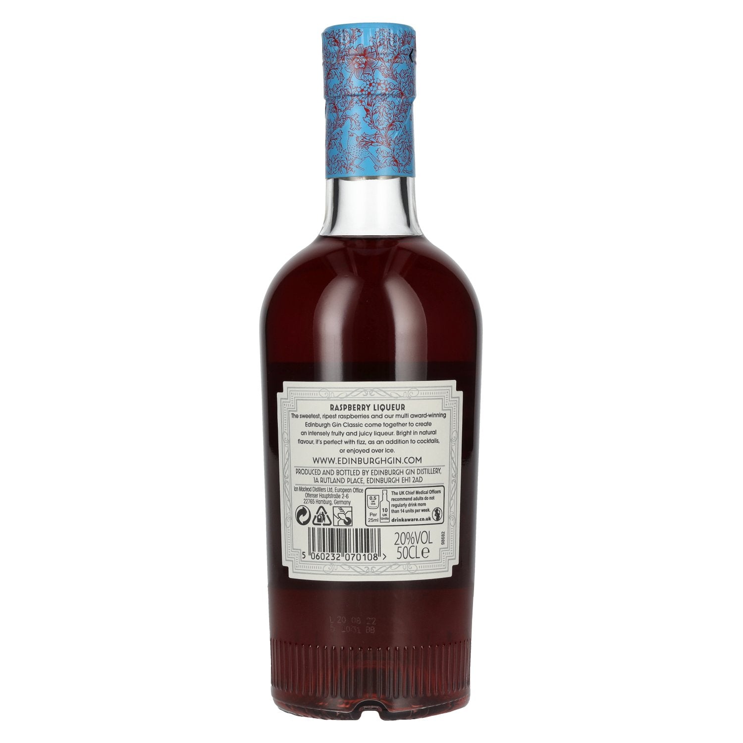 Edinburgh Gin RASPBERRY Liqueur 20% Vol. 0.5l