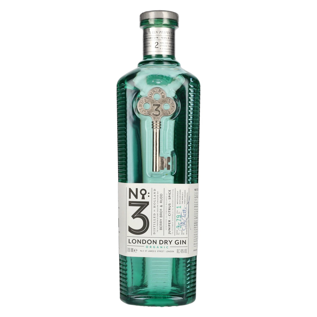No. 3 London Dry Gin Organic 46% Vol. 0,7l