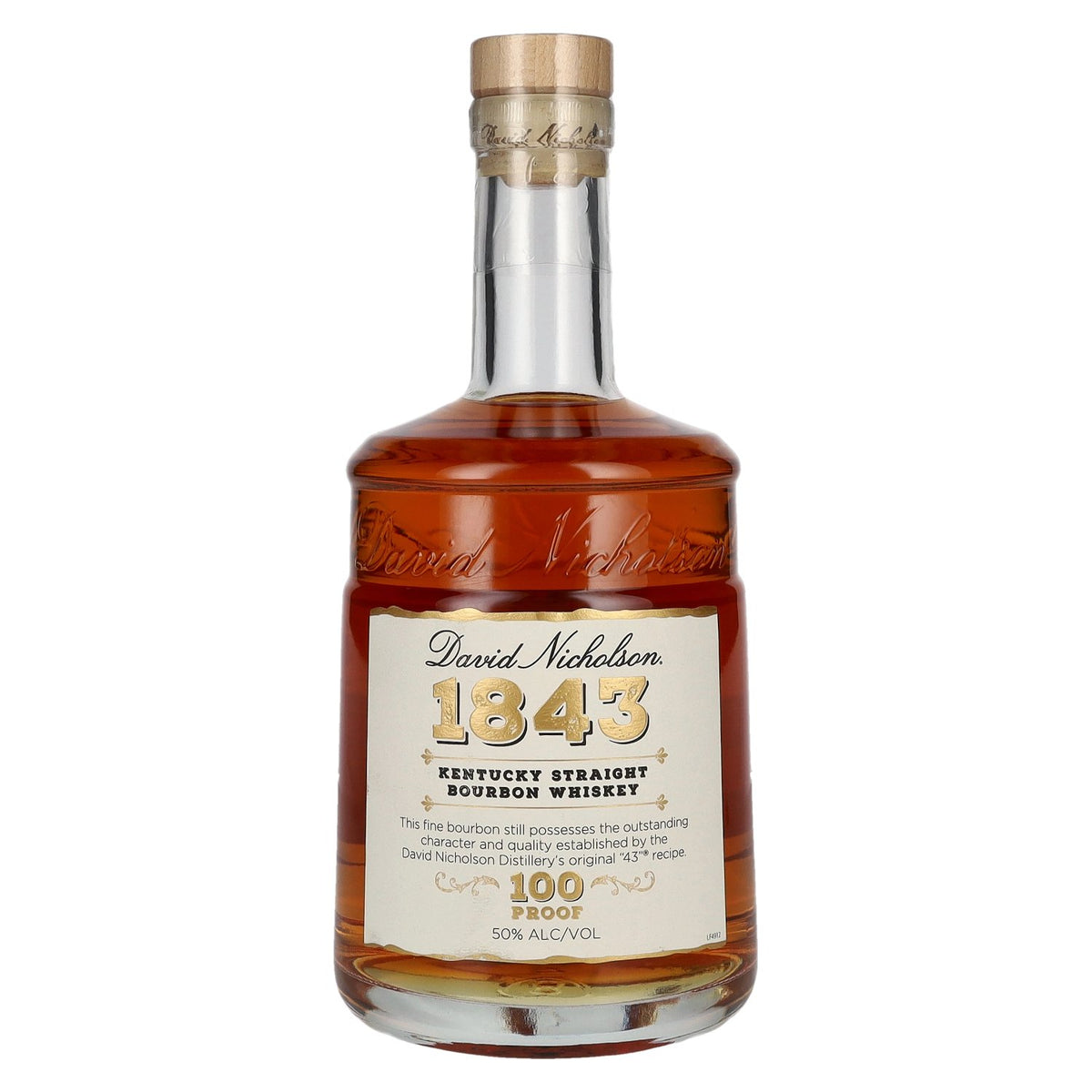 David Nicholson Bourbon 1843 100 Proof Kentucky Straight Bourbon Whisky 50% vol. 0.7 l