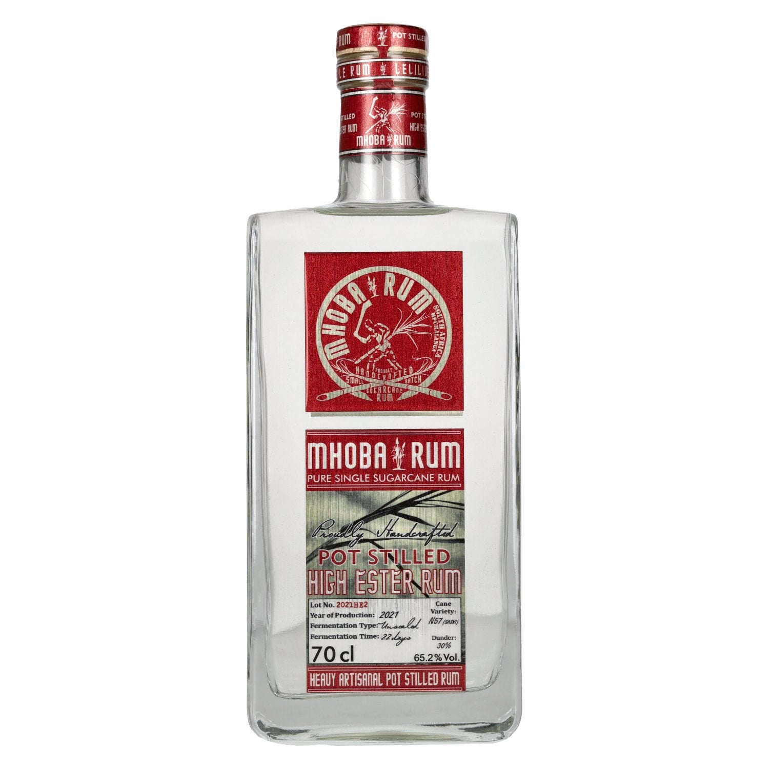 Mhoba Rum Pot Still High Ester Rum 65.2% Vol. 0.7l