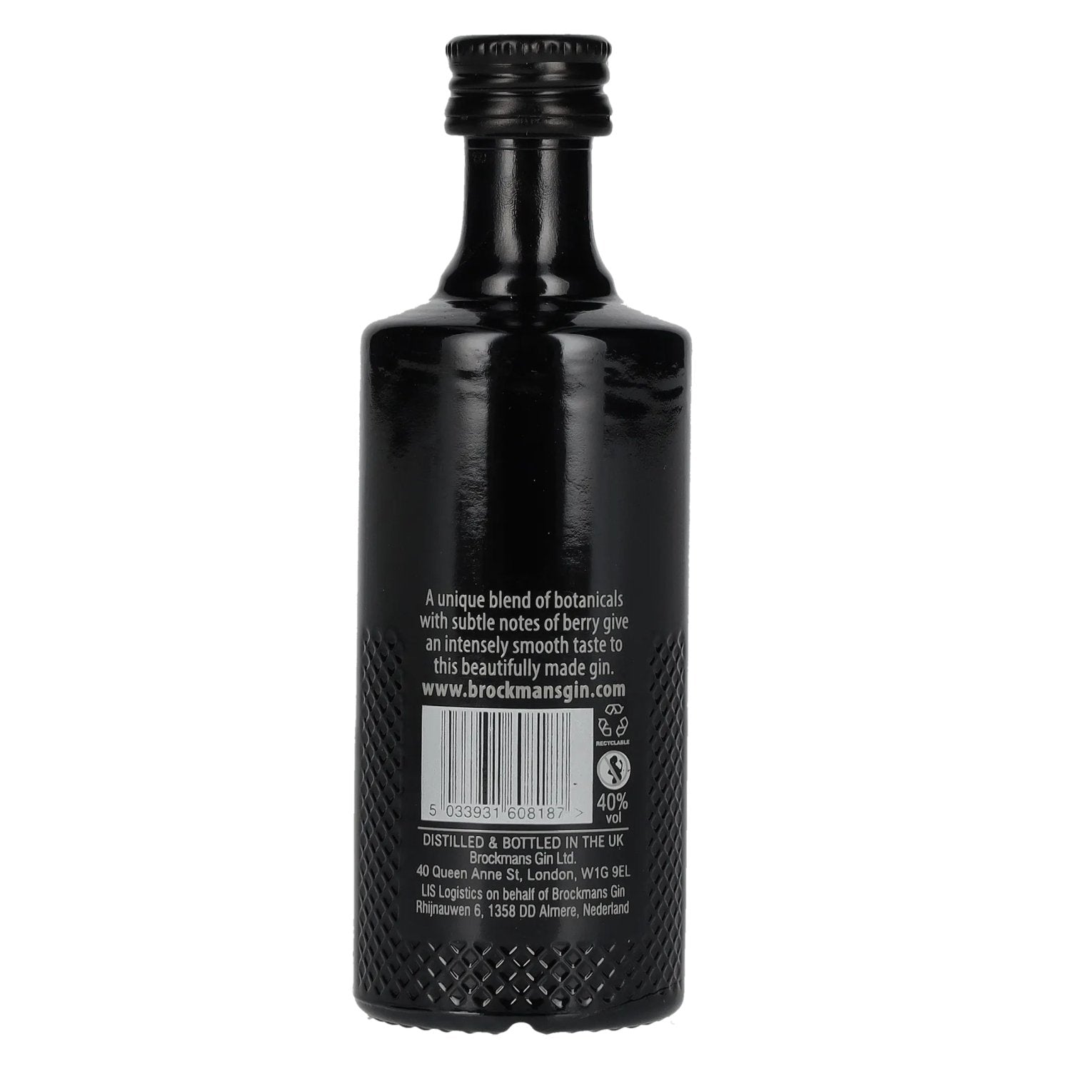 Brockmans Intensely Smooth PREMIUM GIN 40% Vol. 0,05l