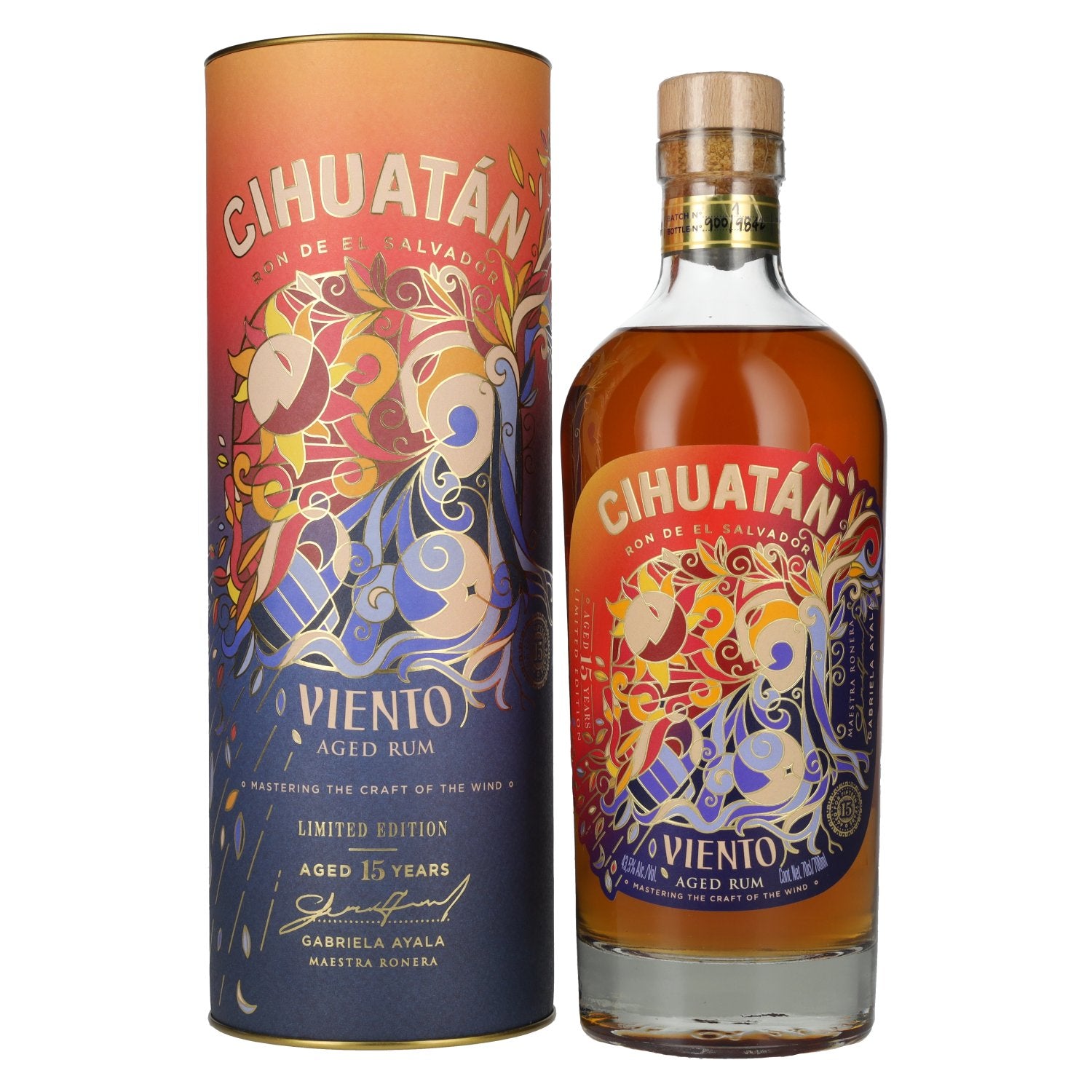 Cihuatán VIENTO Rum Limited Edition 43,5% Vol. 0,7l in Geschenkbox