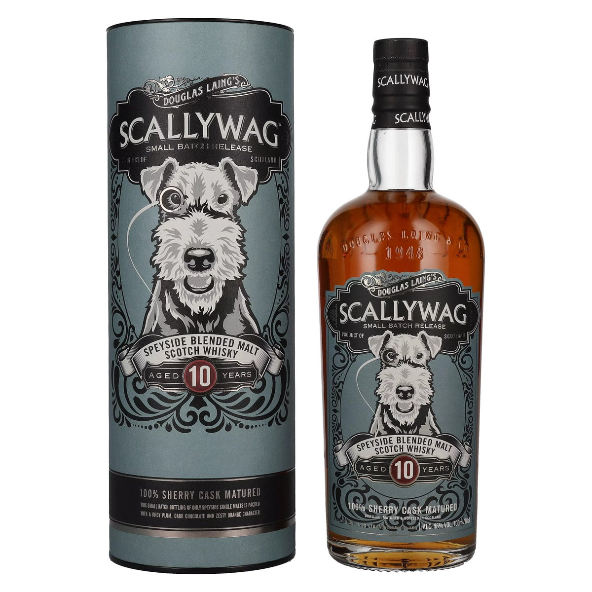 Douglas Laing SCALLYWAG 10 Years Old Speyside Blended Malt 46% Vol. 0.7l in gift box