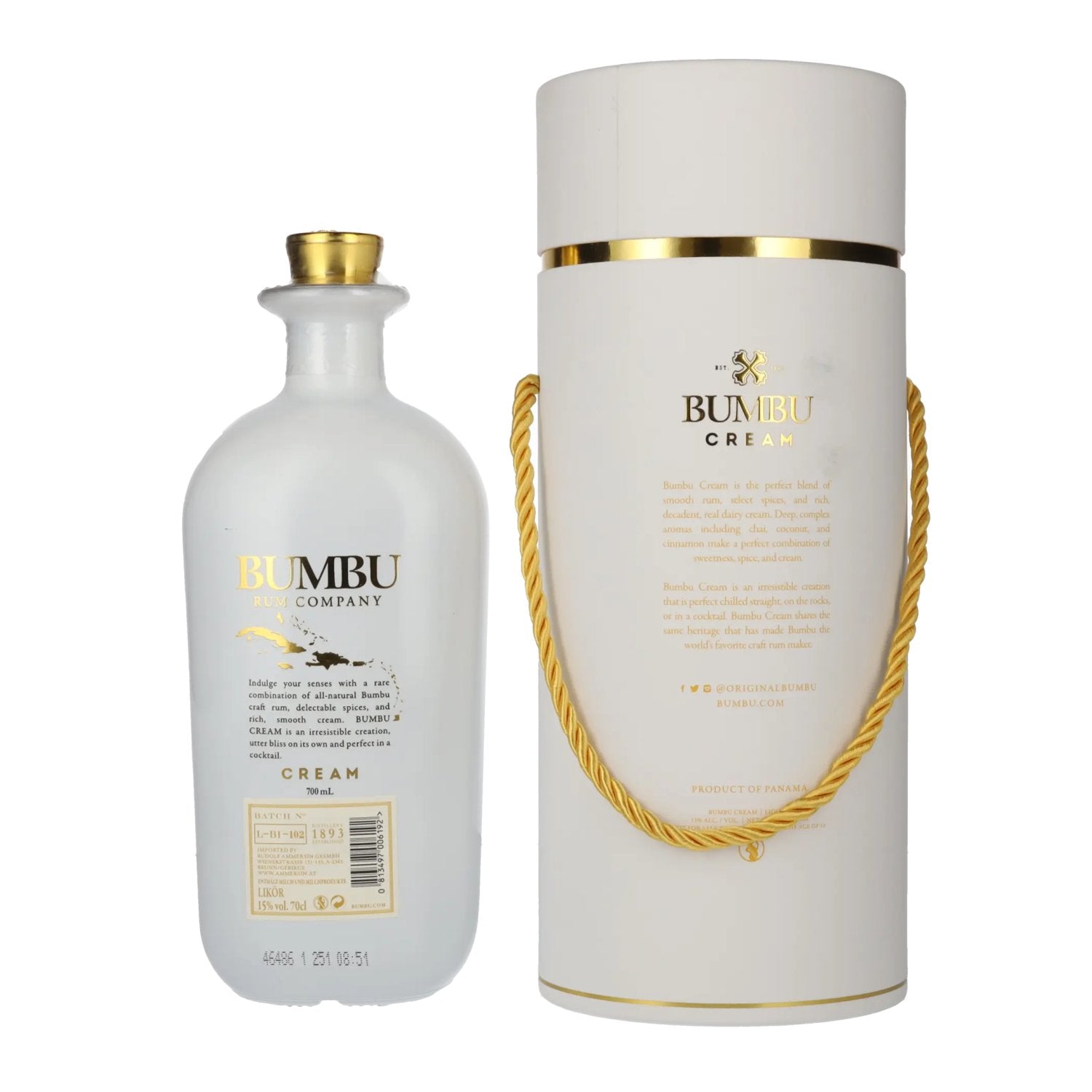 Bumbu Cream Gift Set Limited Edition 15% Vol. 0,7l in Geschenkbox