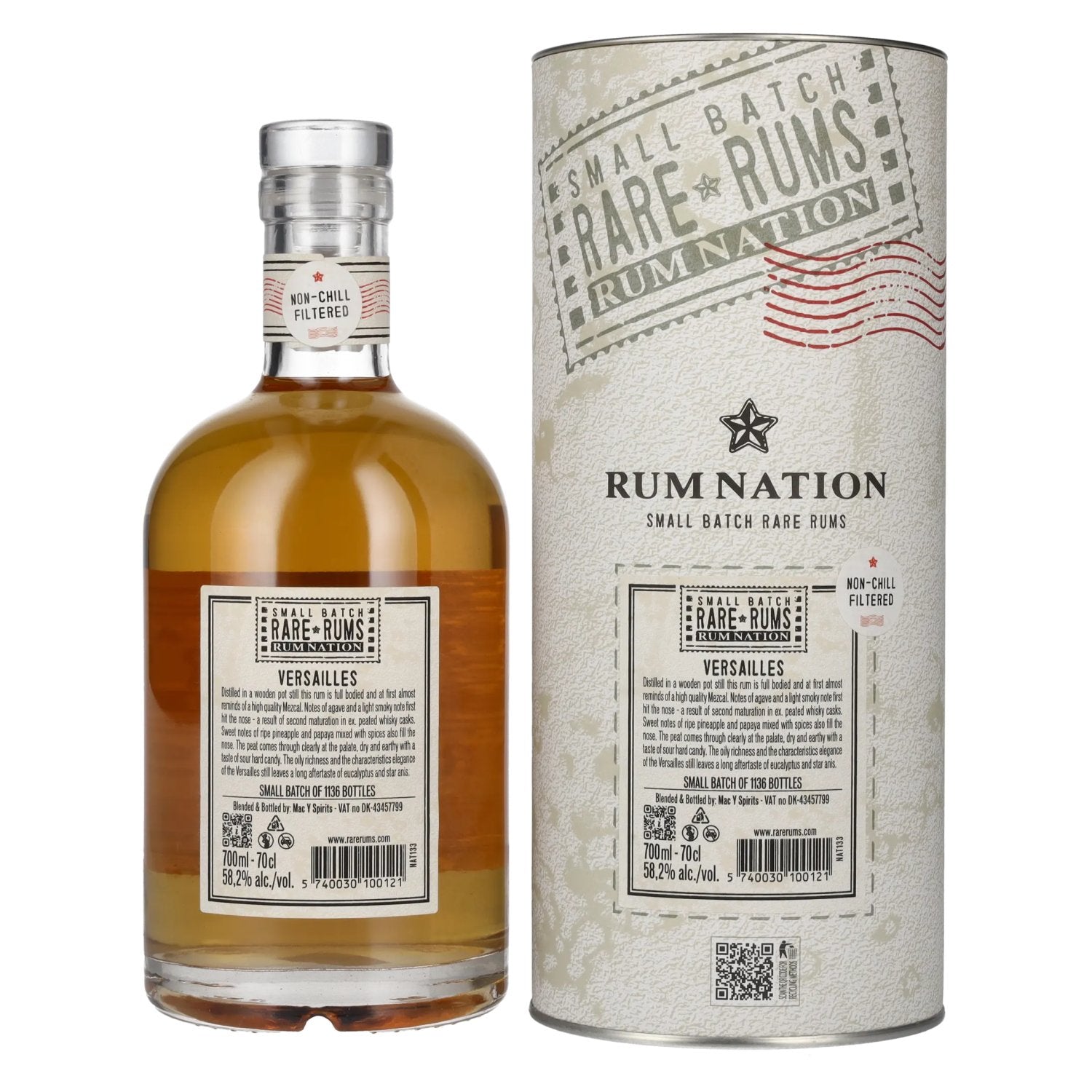 Rum Nation Rare Rums VERSAILLES 2007/2024 58.2% Vol. 0.7l in gift box