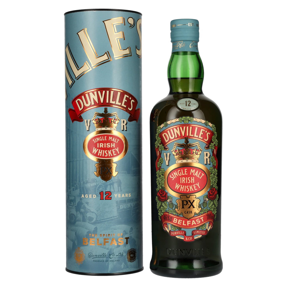 Dunville's 12 Years Old Single Malt Irish Whiskey PX Cask 46% Vol. 0.7l in Gift Box