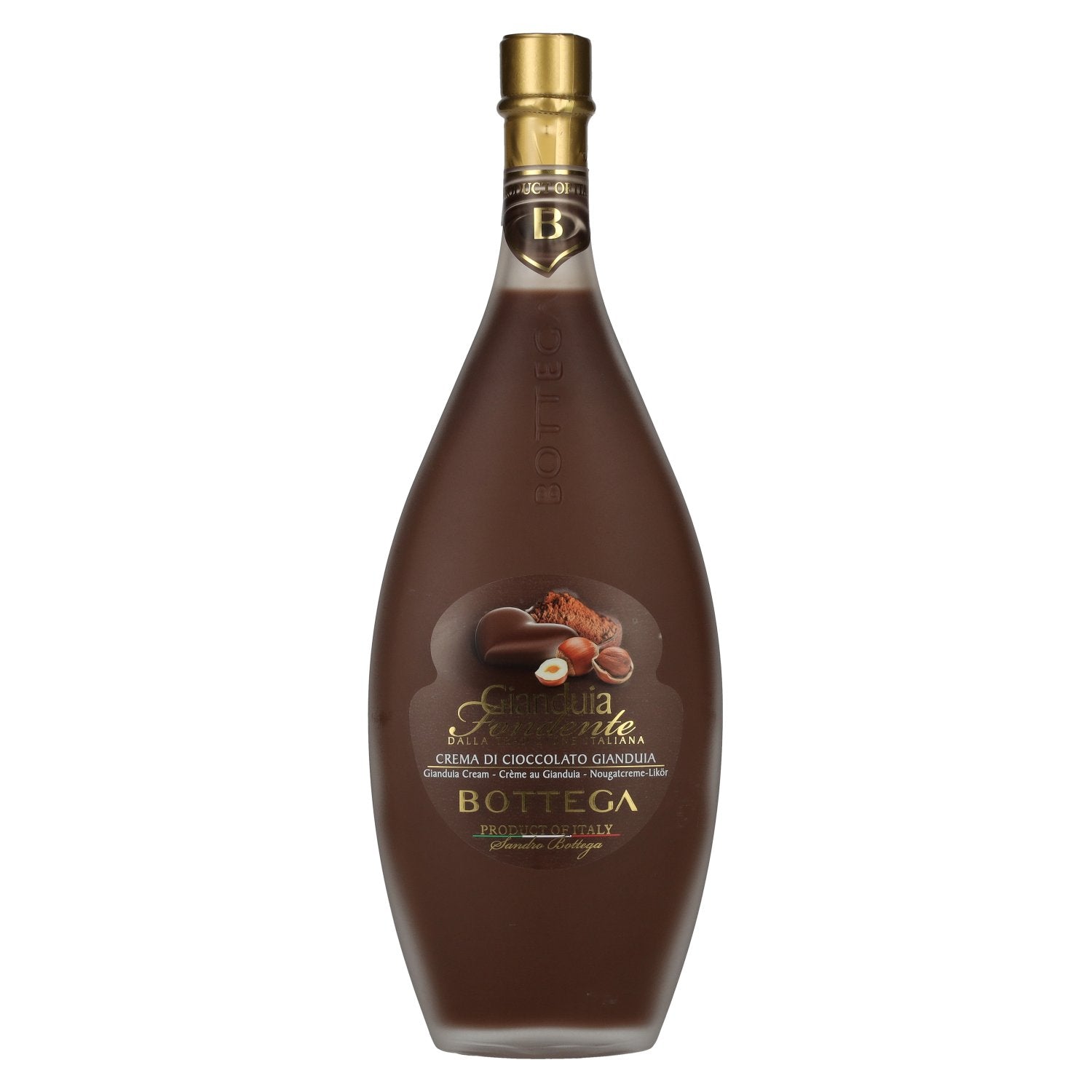 Bottega Crema di CIOCCOLATO GIANDUIA FONDENTE Cream Liqueur 17% Vol. 0.5l