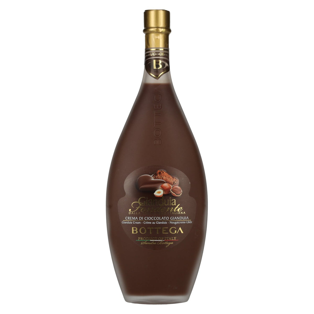 Bottega Crema di CIOCCOLATO GIANDUIA FONDENTE Cream Liqueur 17% ABV 0.5l