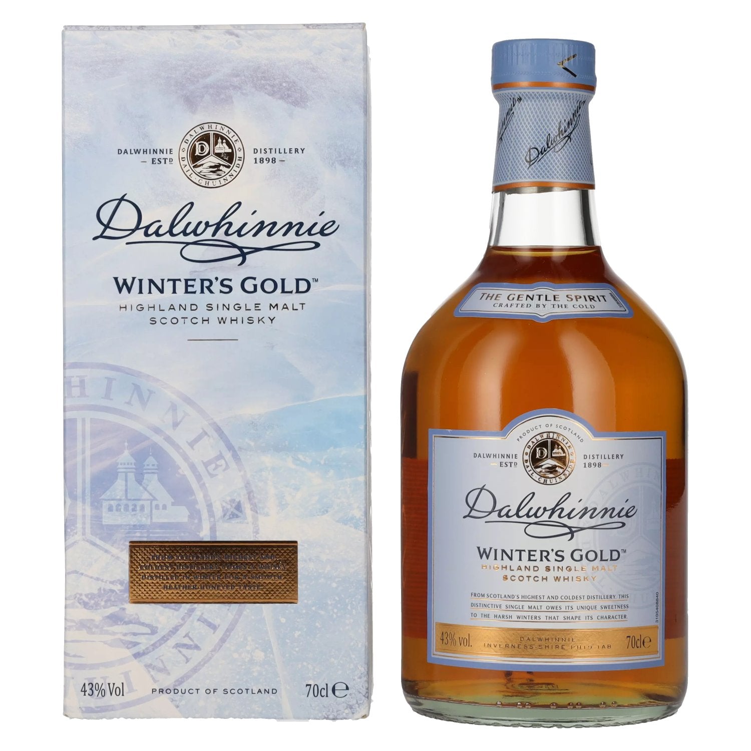 Dalwhinnie WINTER'S GOLD Highland Single Malt Scotch Whisky 43% Vol. 0.7l in Gift Box