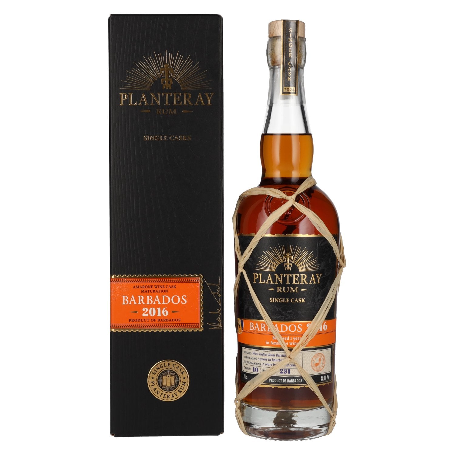 Planteray Rum BARBADOS Amarone Cask Finish 2016 44.9% Vol. 0.7l in gift box