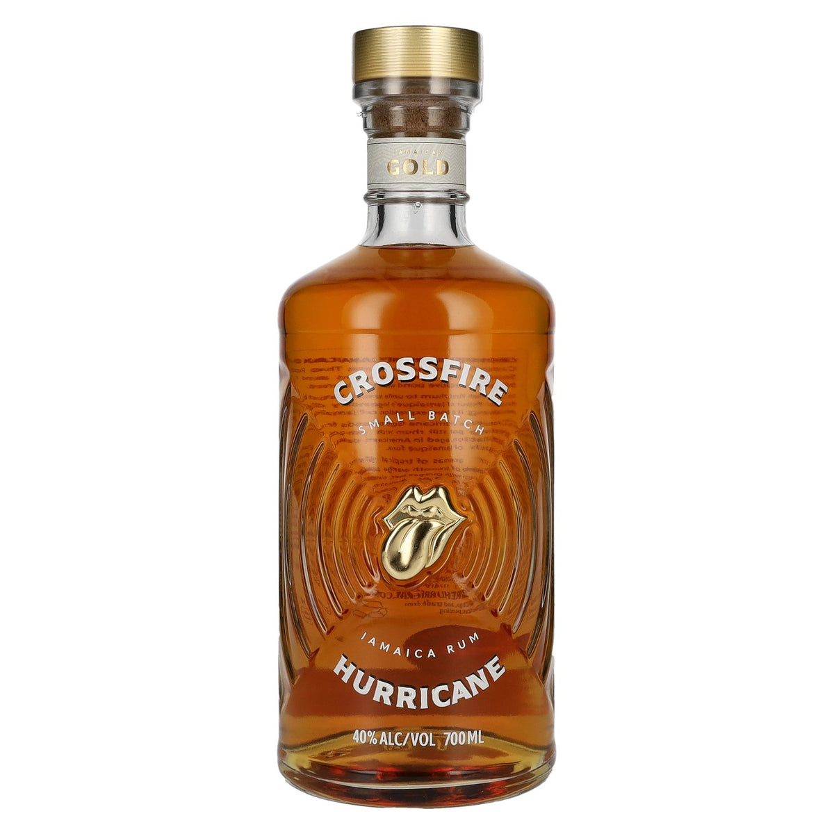 Crossfire HURRICANE x ROLLING STONES Gold Small Batch Jamaican Rum 40% ABV 0.7l