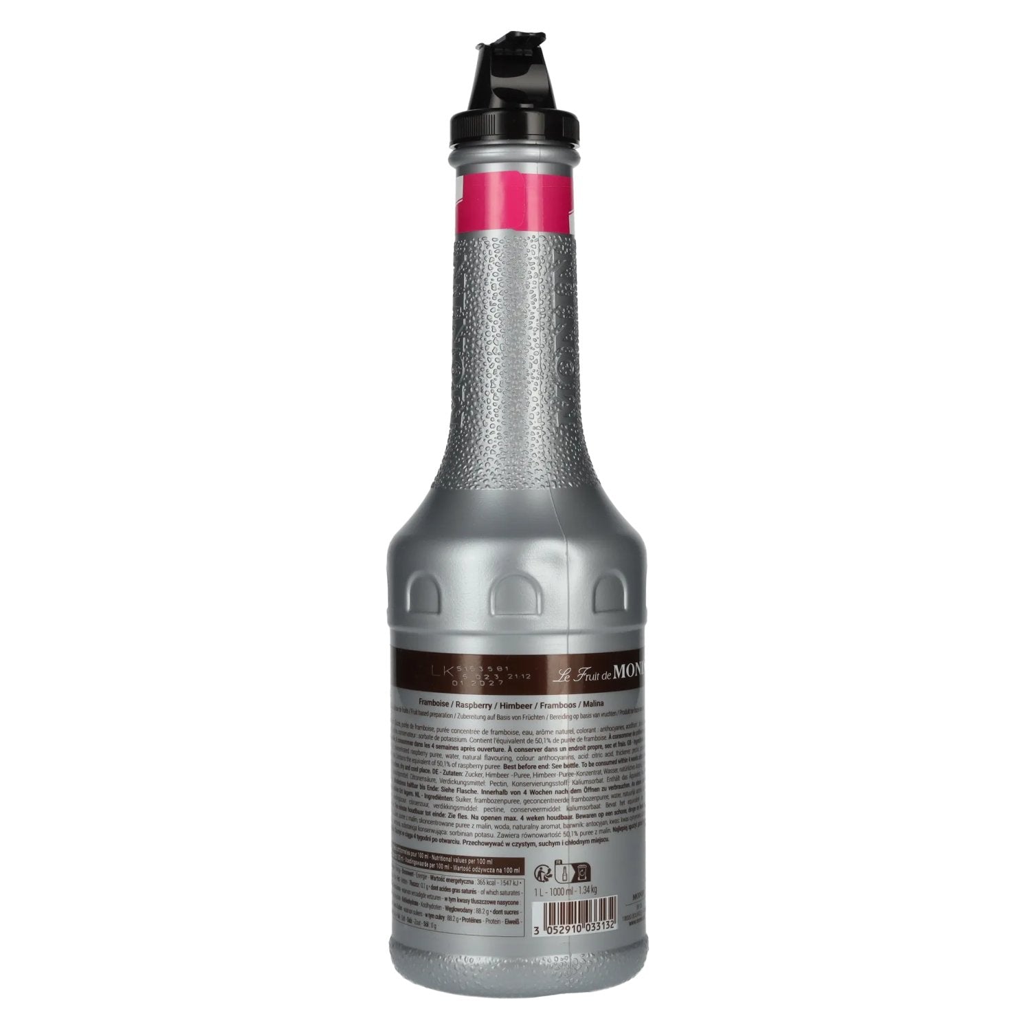 Monin Fruit Purée RASPBERRY 1l PET