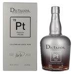 Dictador PLATINUM Colombian Aged Rum 40% Vol. 0.7l in Gift Box