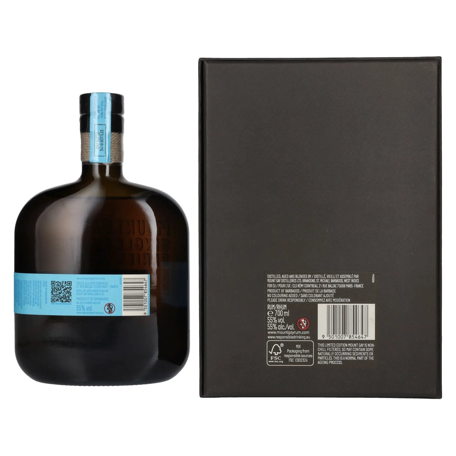 Mount Gay Single Estate Series #24/2 55% Vol. 0,7l in Geschenkbox
