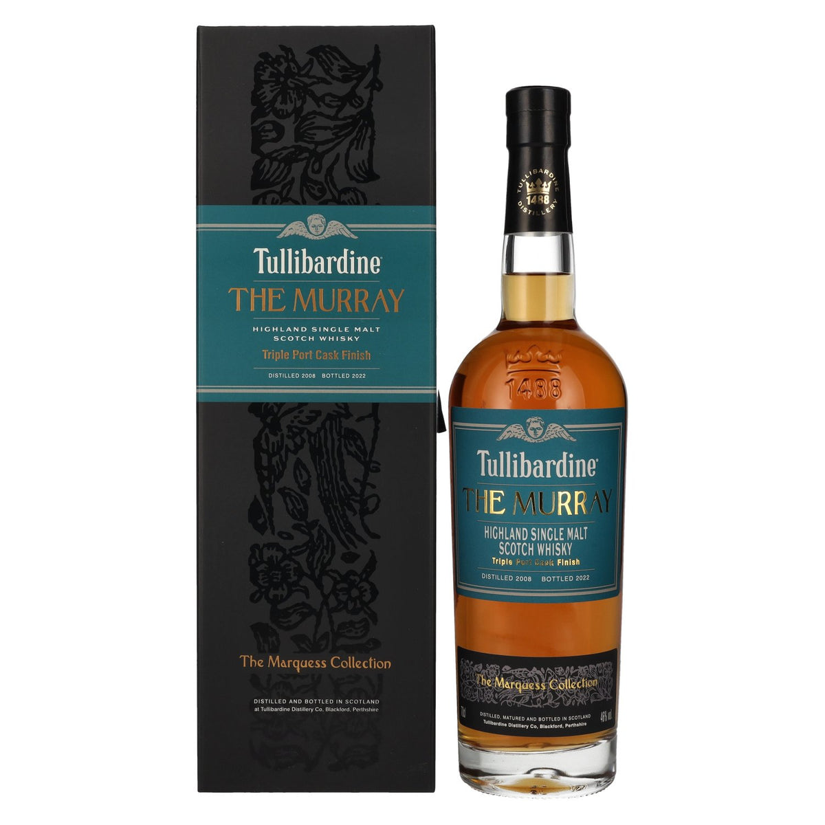 Tullibardine THE MURRAY The Marquess Collection Triple Port Cask Finish 2008 46% Vol. 0.7l in gift box