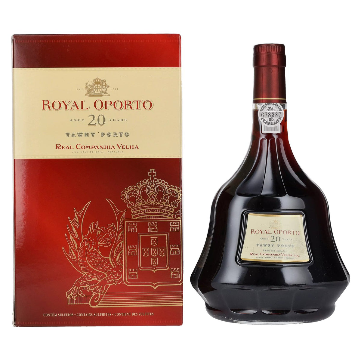 Royal Oporto 20 Years Old Tawny Porto 20% Vol. 0,75l in Geschenkbox