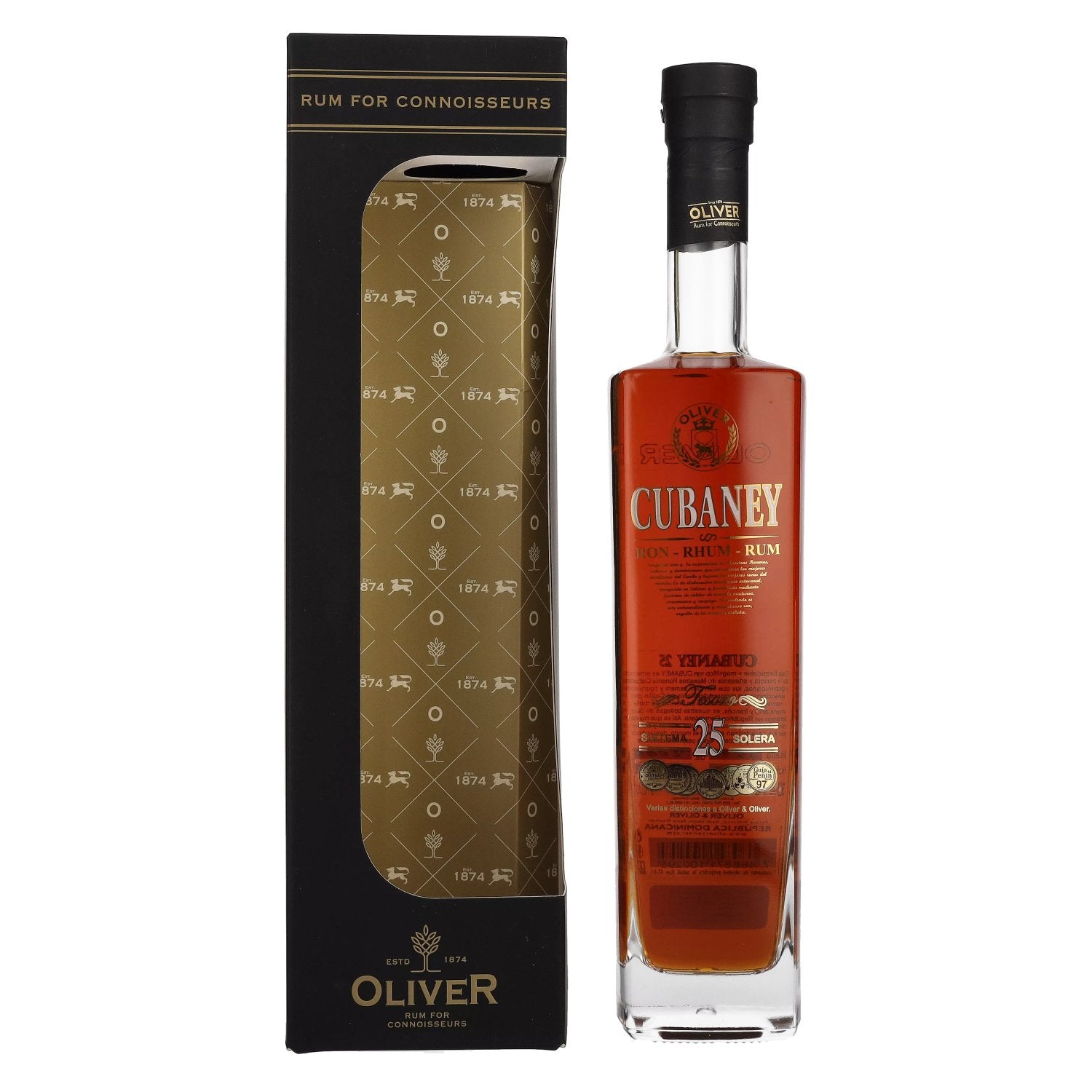 Ron Cubaney TESORO 25 Solera System 38% Vol. 0.7l in gift box
