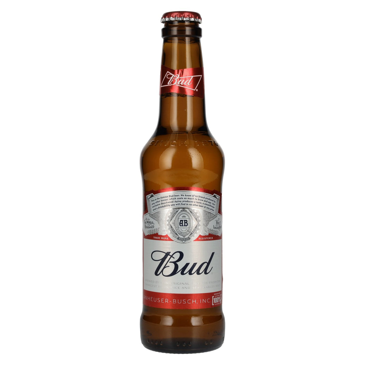 Bud American Lager Beer 5% Vol. 0,33l
