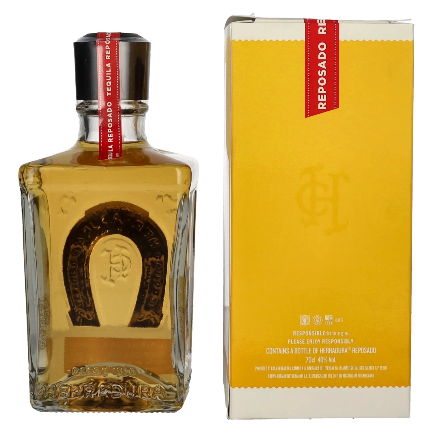 Herradura Tequila REPOSADO 100% Agave 40% Vol. 0.7l in gift box