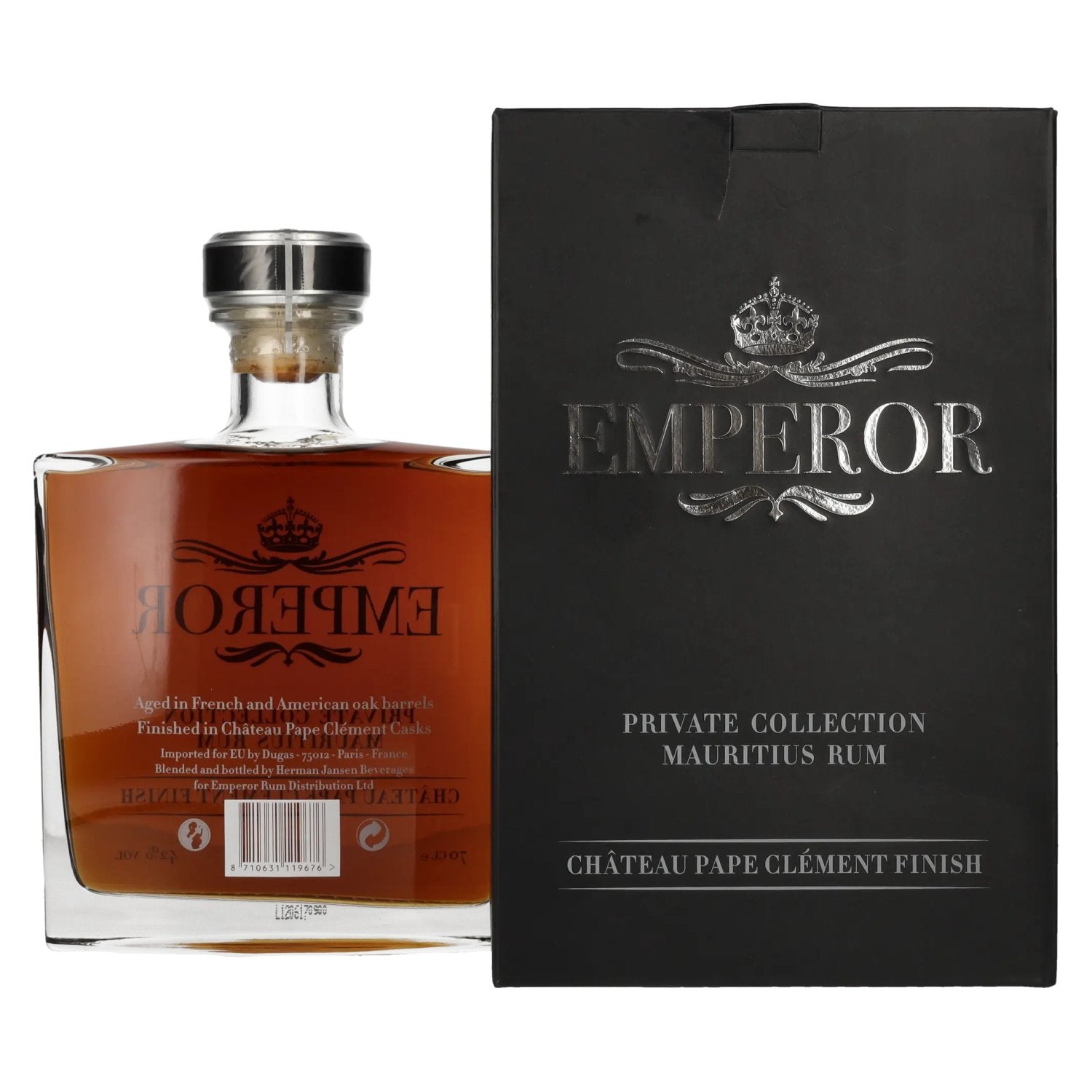 Emperor Mauritian Rum PRIVATE COLLECTION Château Pape Clément Finish 42% Vol. 0,7l in Geschenkbox