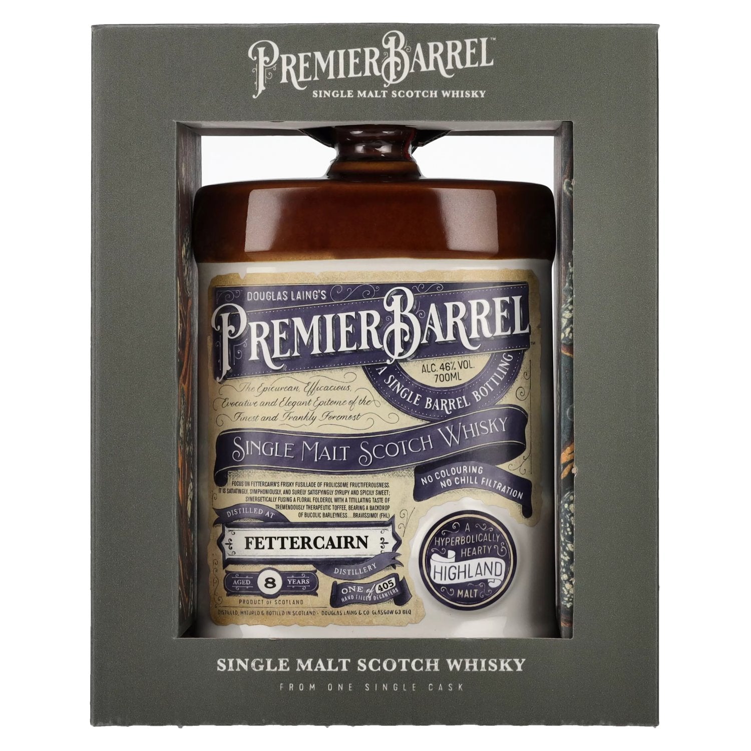 Douglas Laing PREMIER BARREL Fettercairn 8 Years Old Single Malt 2012 46% Vol. 0.7l in gift box