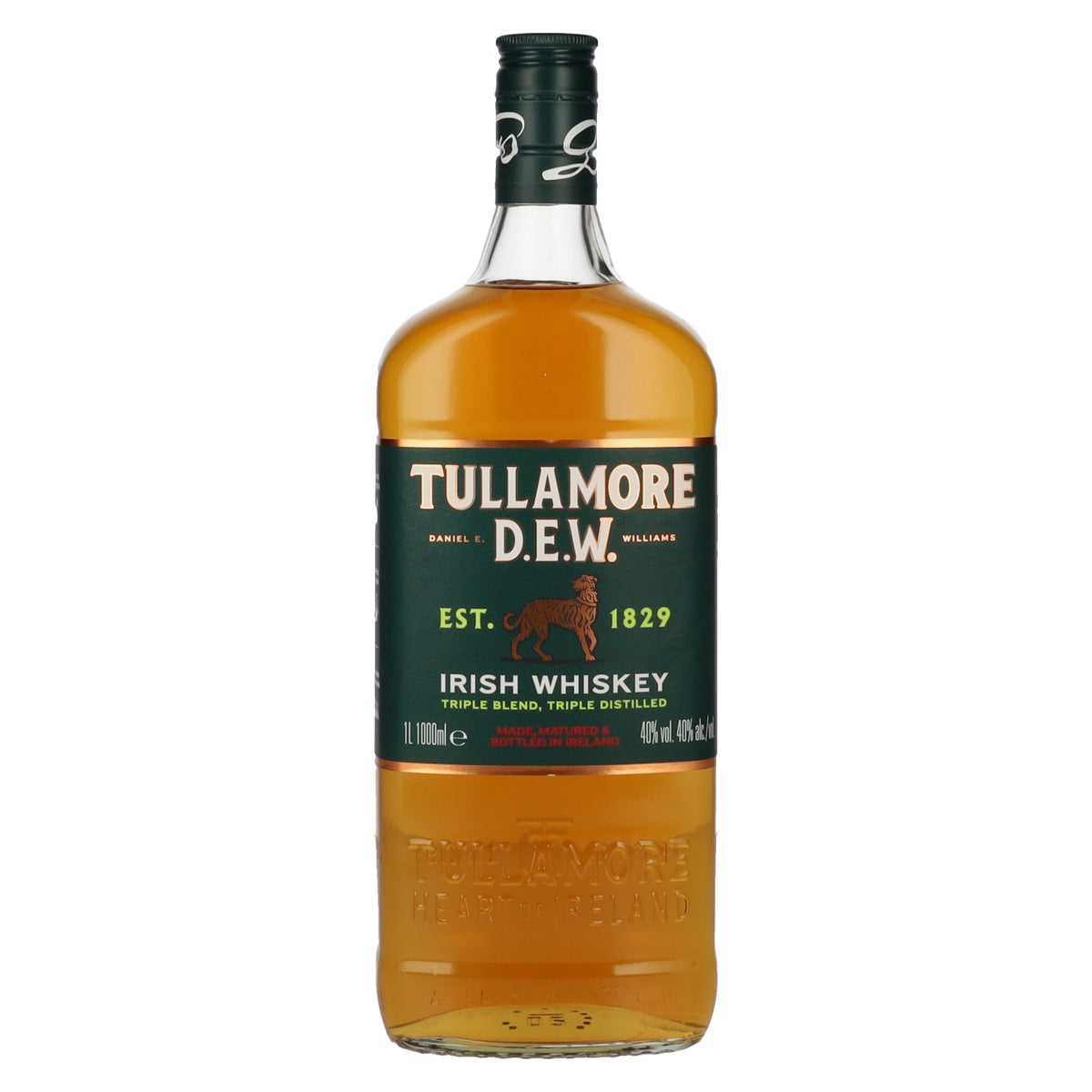 Tullamore D.E.W. Triple Distilled Irish Whiskey 40% Vol. 1L