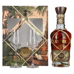 Planteray Rum BARBADOS XO 20th Anniversary 40% Vol. 0.7l in Gift Box with 2 Glasses