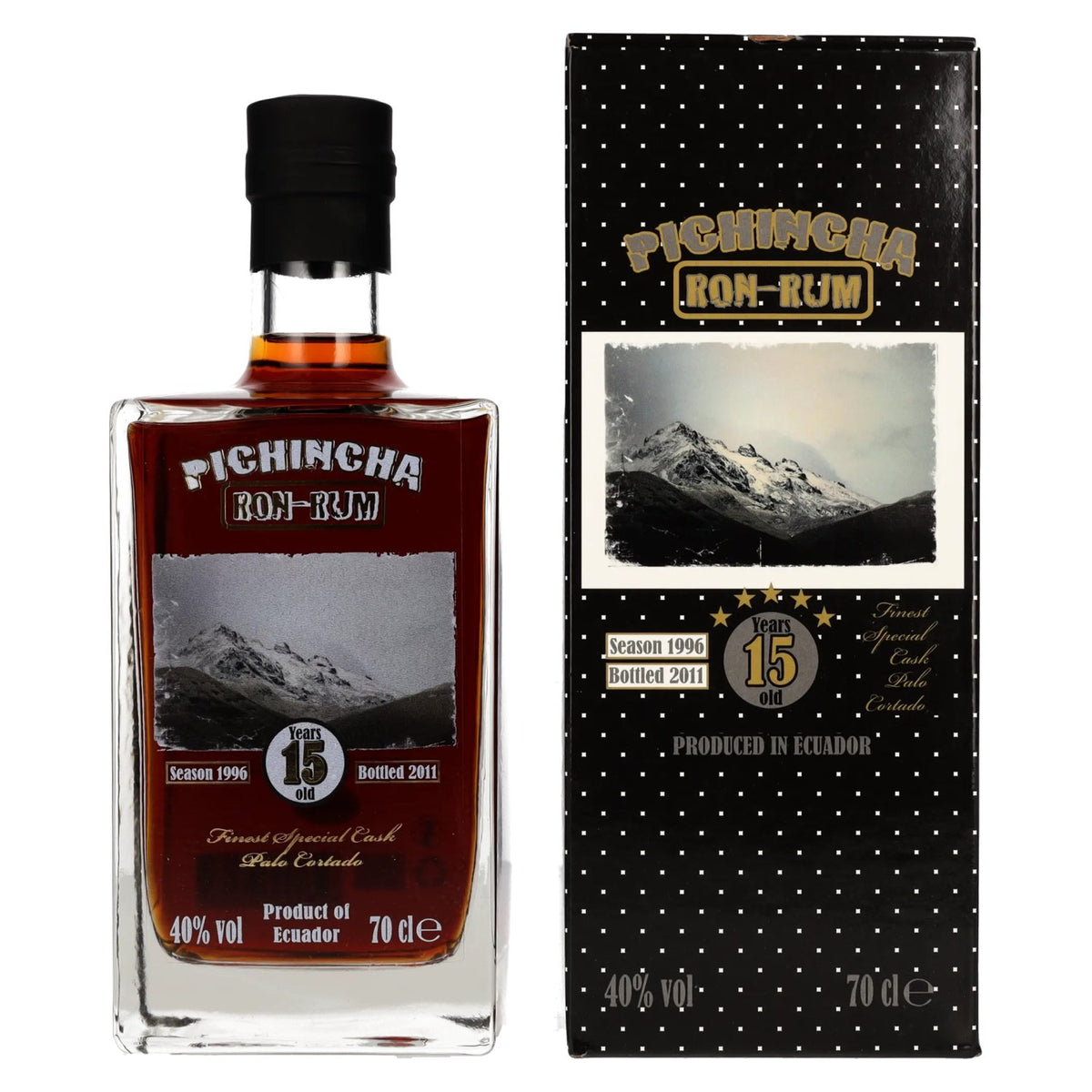 Pichincha Rum 15 Years Finest Special Cask Palo Cortado 40% Vol. 0.7l in Gift Box