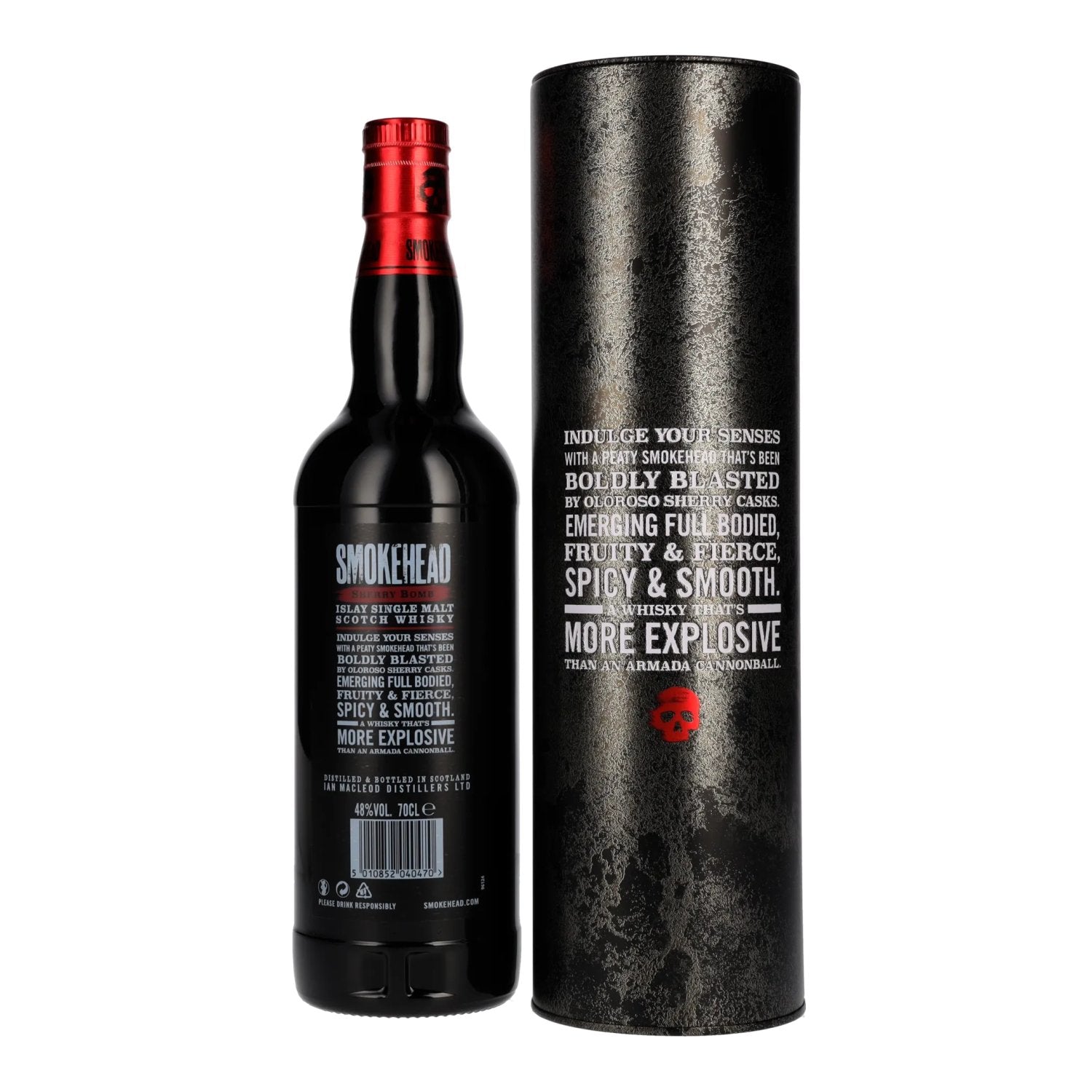 Smokehead SHERRY BOMB Islay Single Malt Scotch Whisky 48% Vol. 0,7l in Tinbox