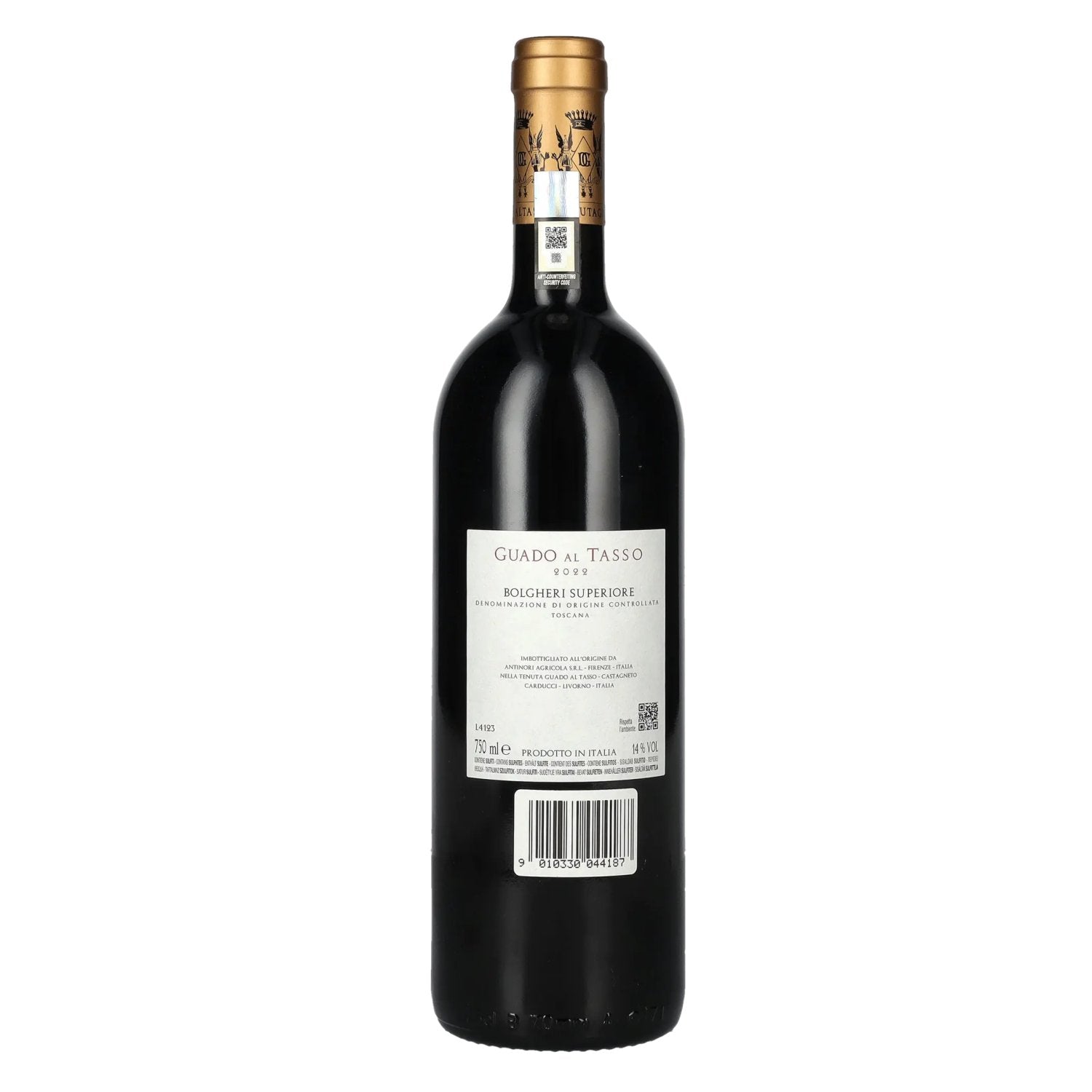 Antinori Guado al Tasso Bolgheri Superiore DOC 2022 14% Vol. 0.75l