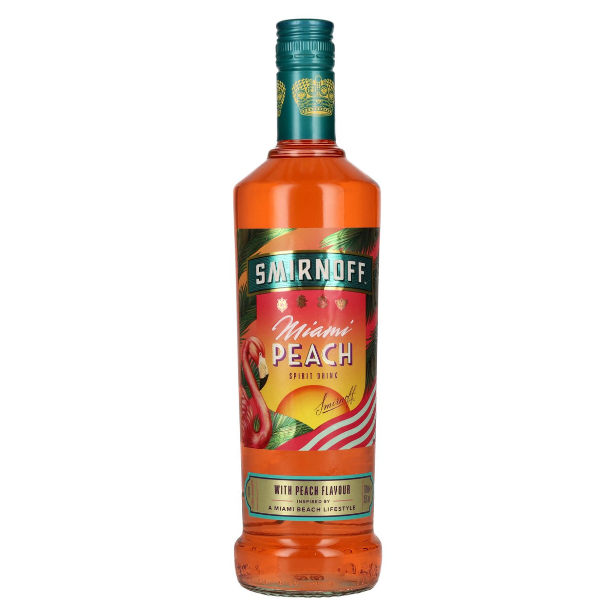 Smirnoff Vodka MIAMI PEACH Spirit Drink 35% Vol. 0,7l